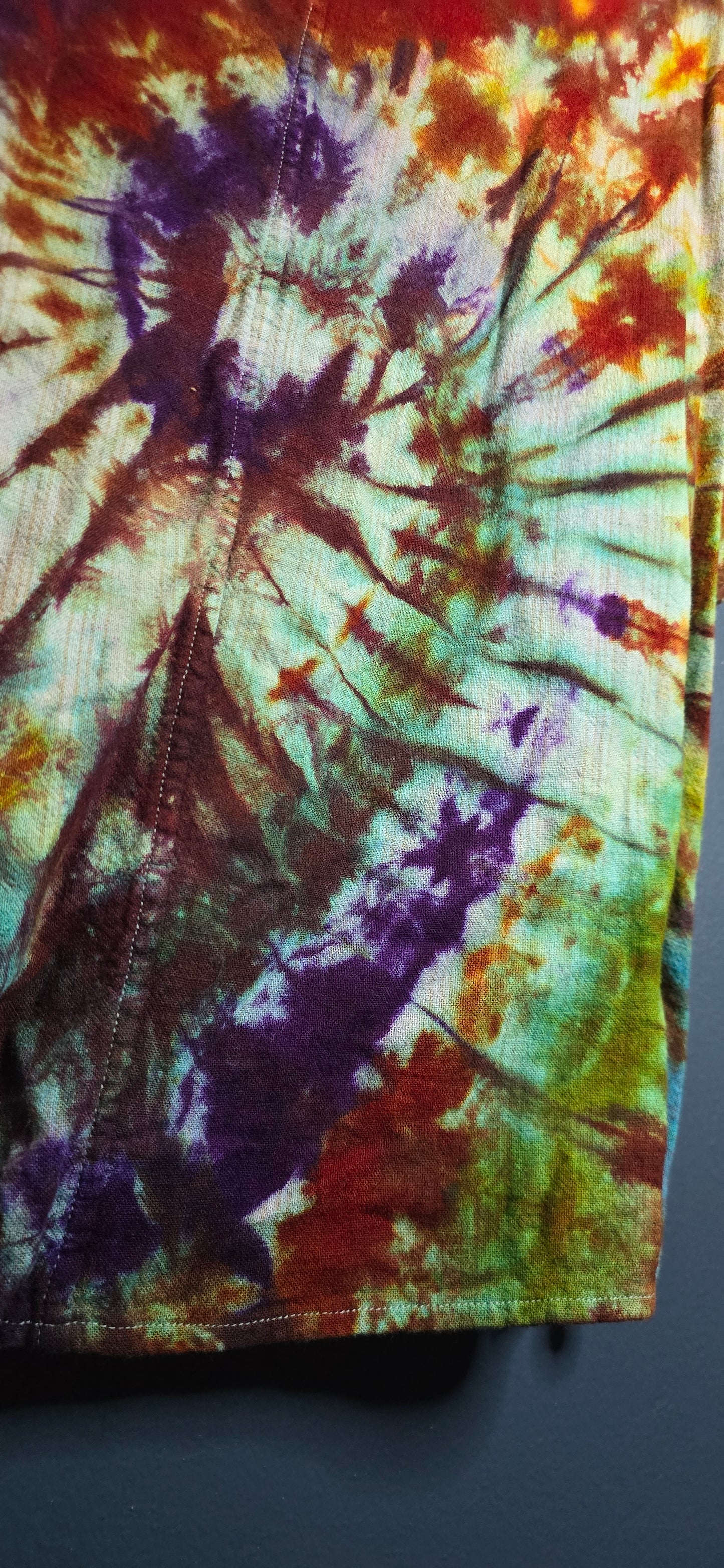 π Hand-Dyed Button-Front Top β Time & Tru 3XL