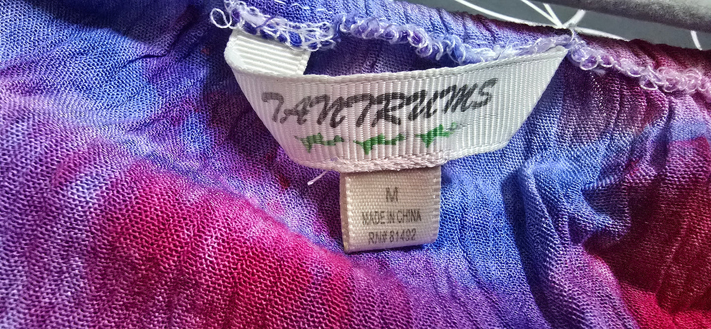 π BERRY SKY BOHO TOP β MEDIUM π