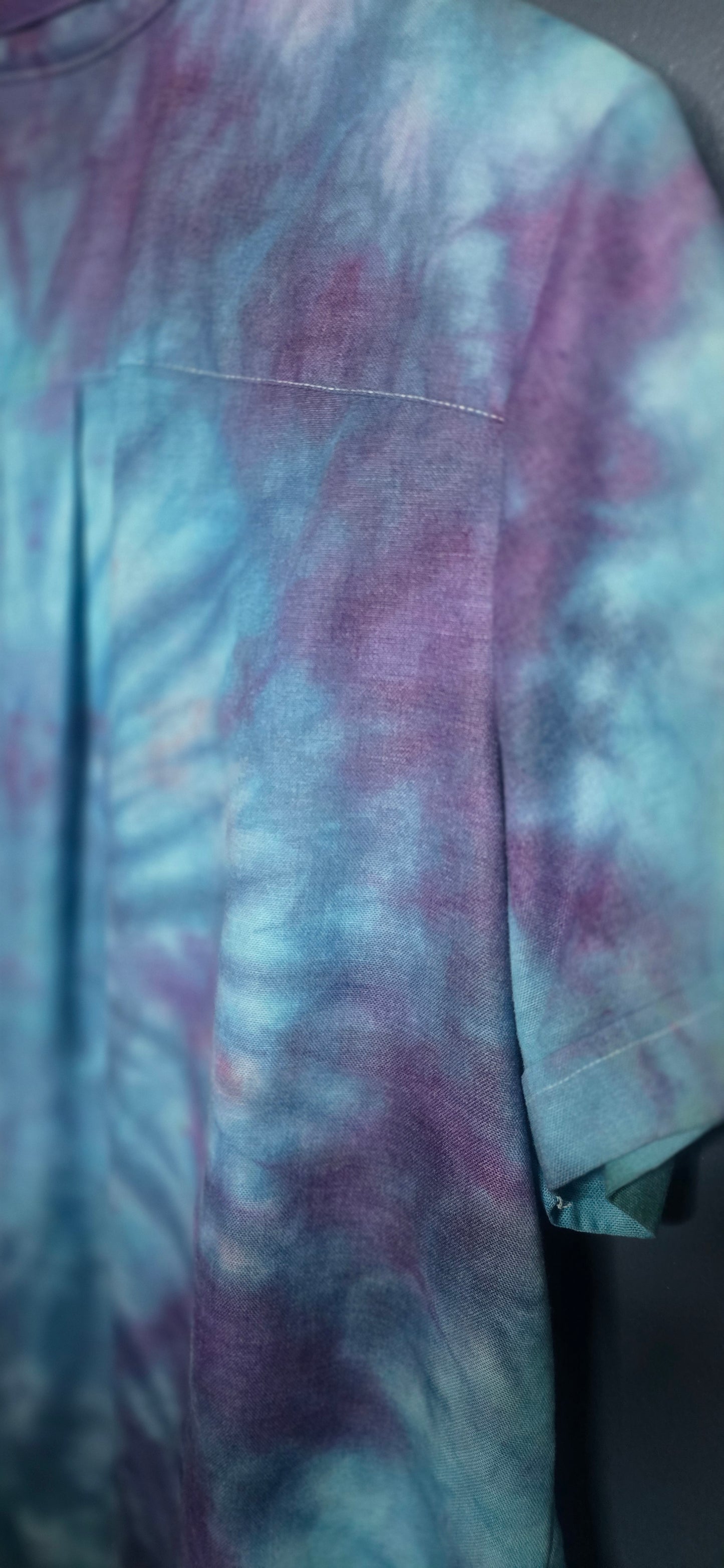 π Hand-Dyed Classic Elegance Button-Up β Size Large