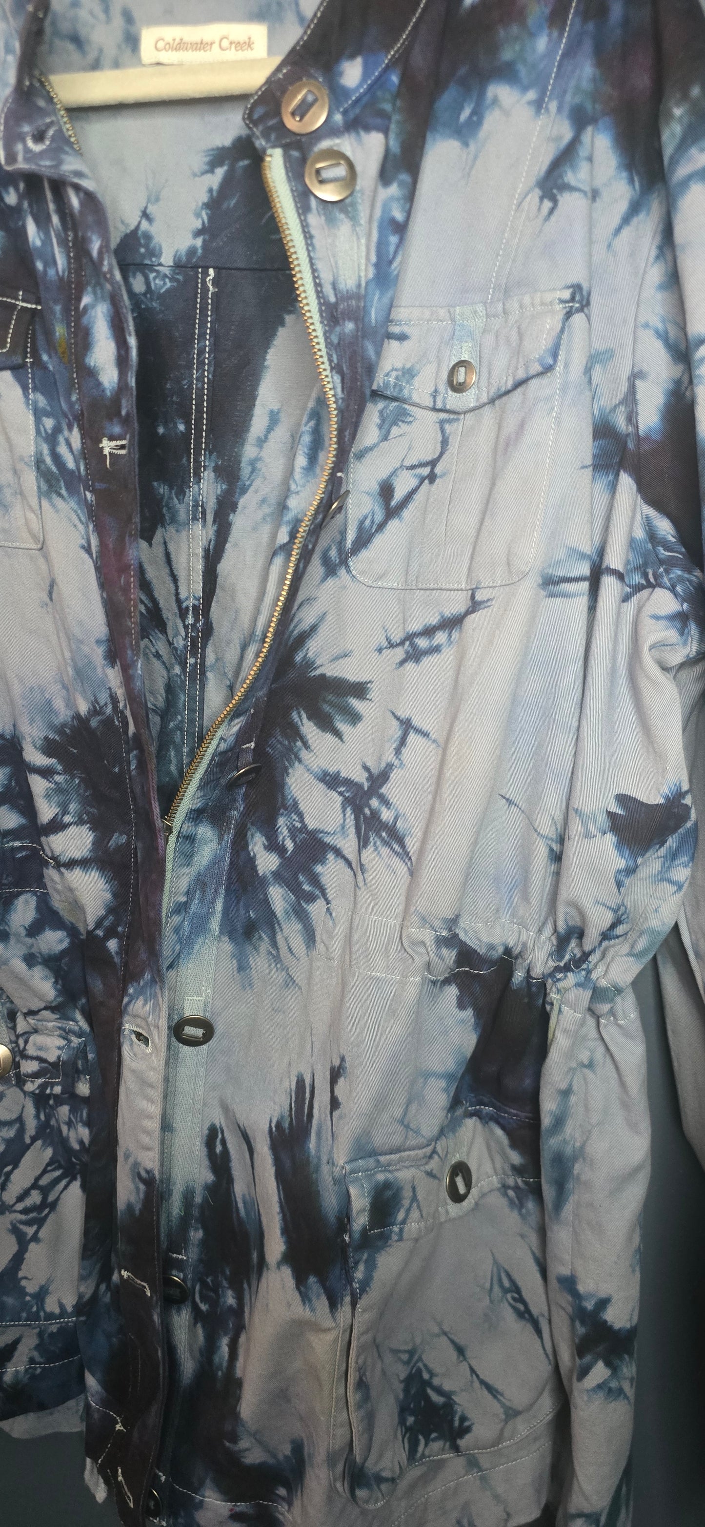 Upcycled Coldwater Creek Utility Jacket β Size 3XL ππ€