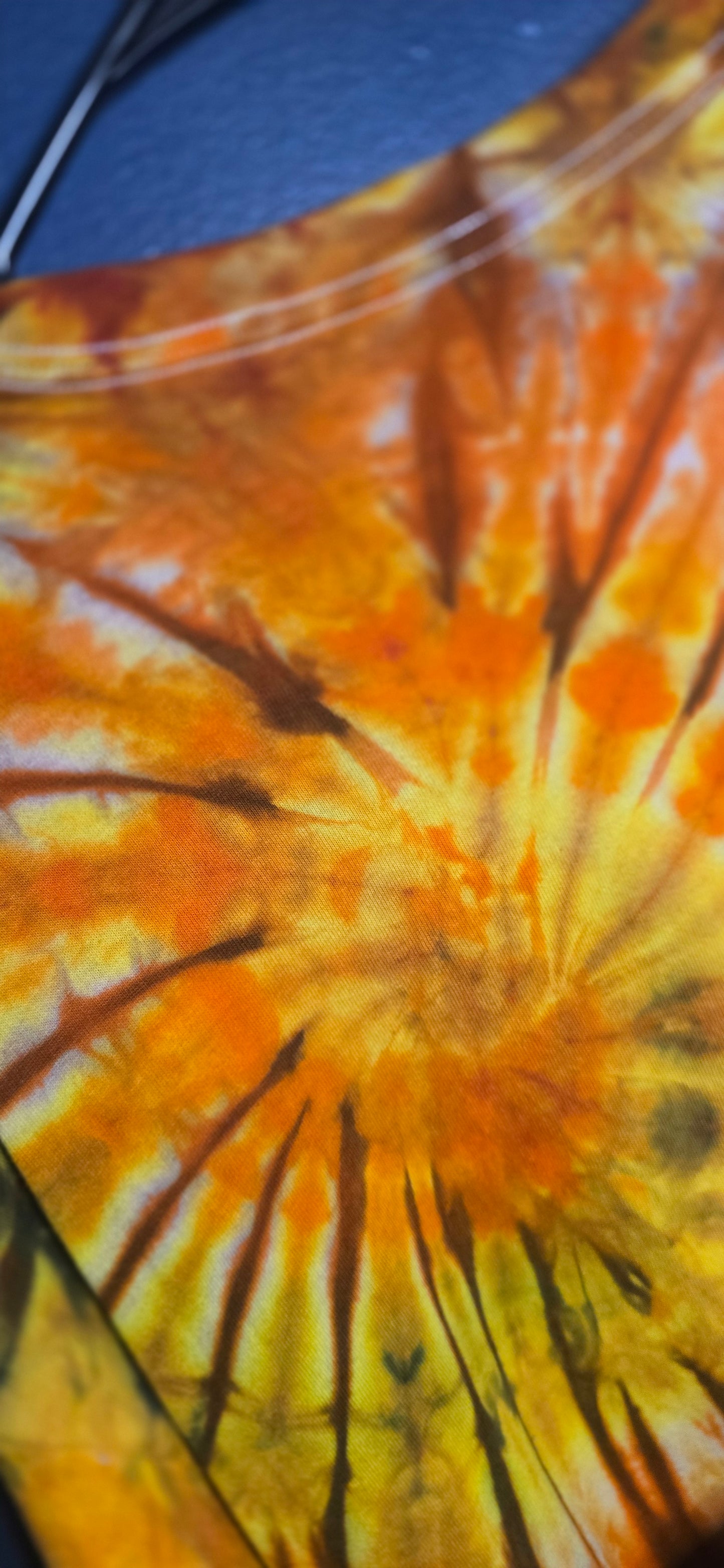 π Hand-Dyed Autumn Blaze Tee (Size 2XL)