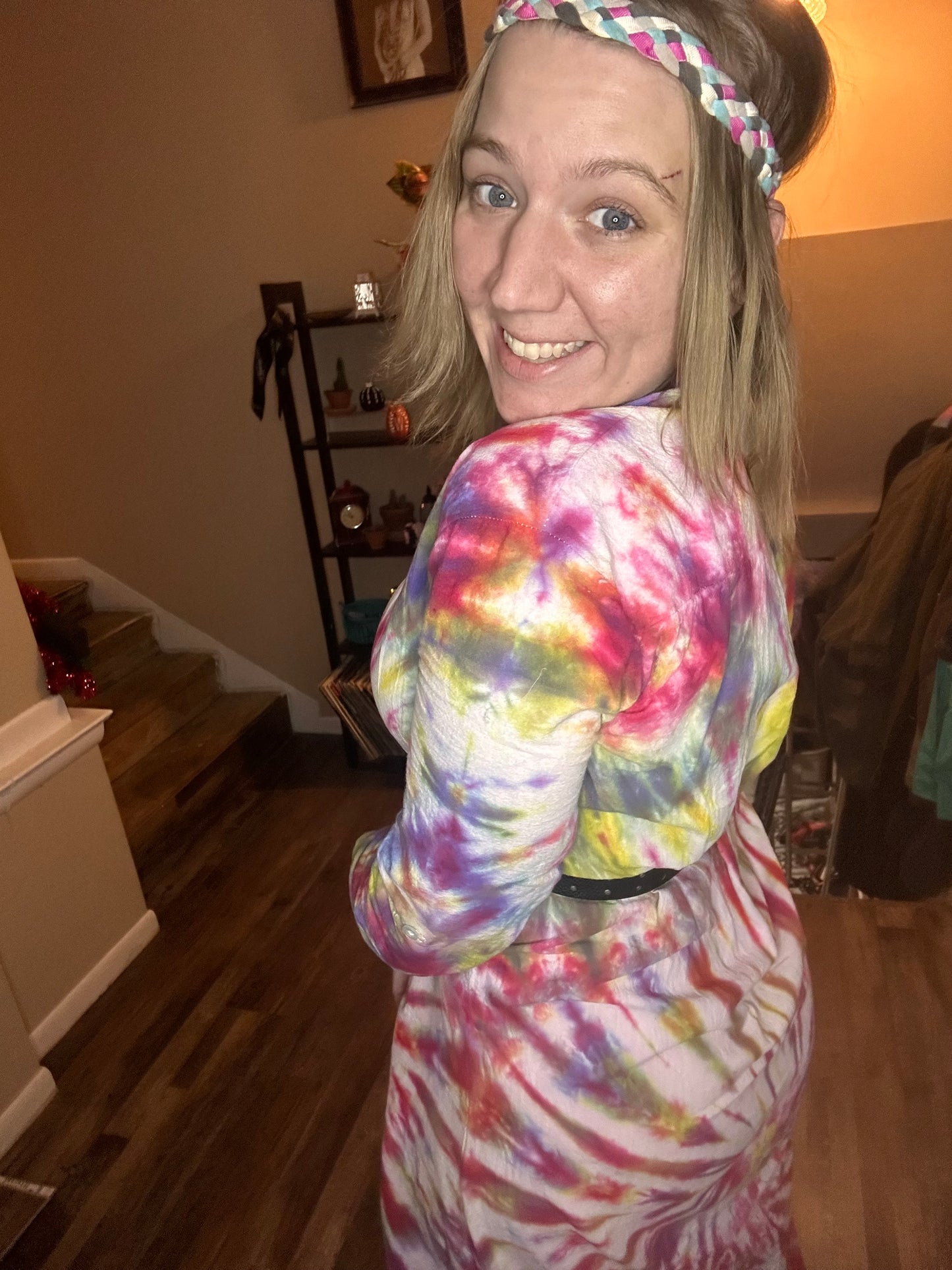 Tie dye sun dress