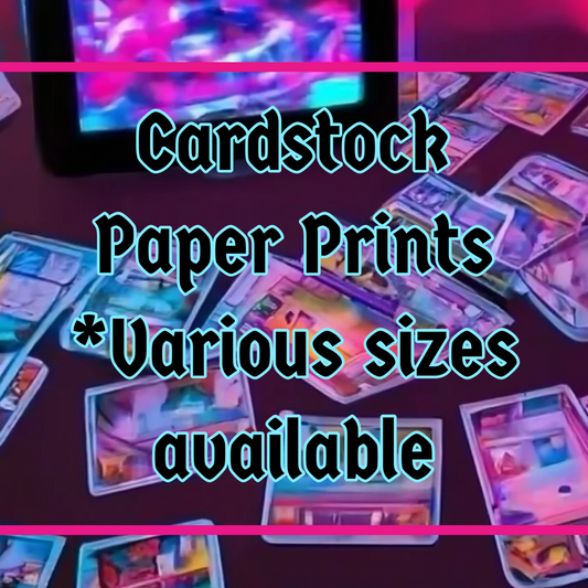 Cardstock Paper Prints