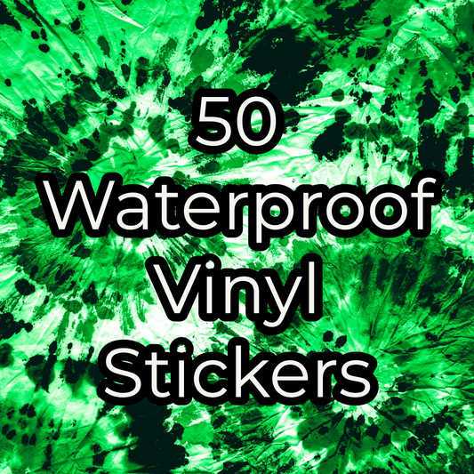 50 Waterproof Vinyl Stickers