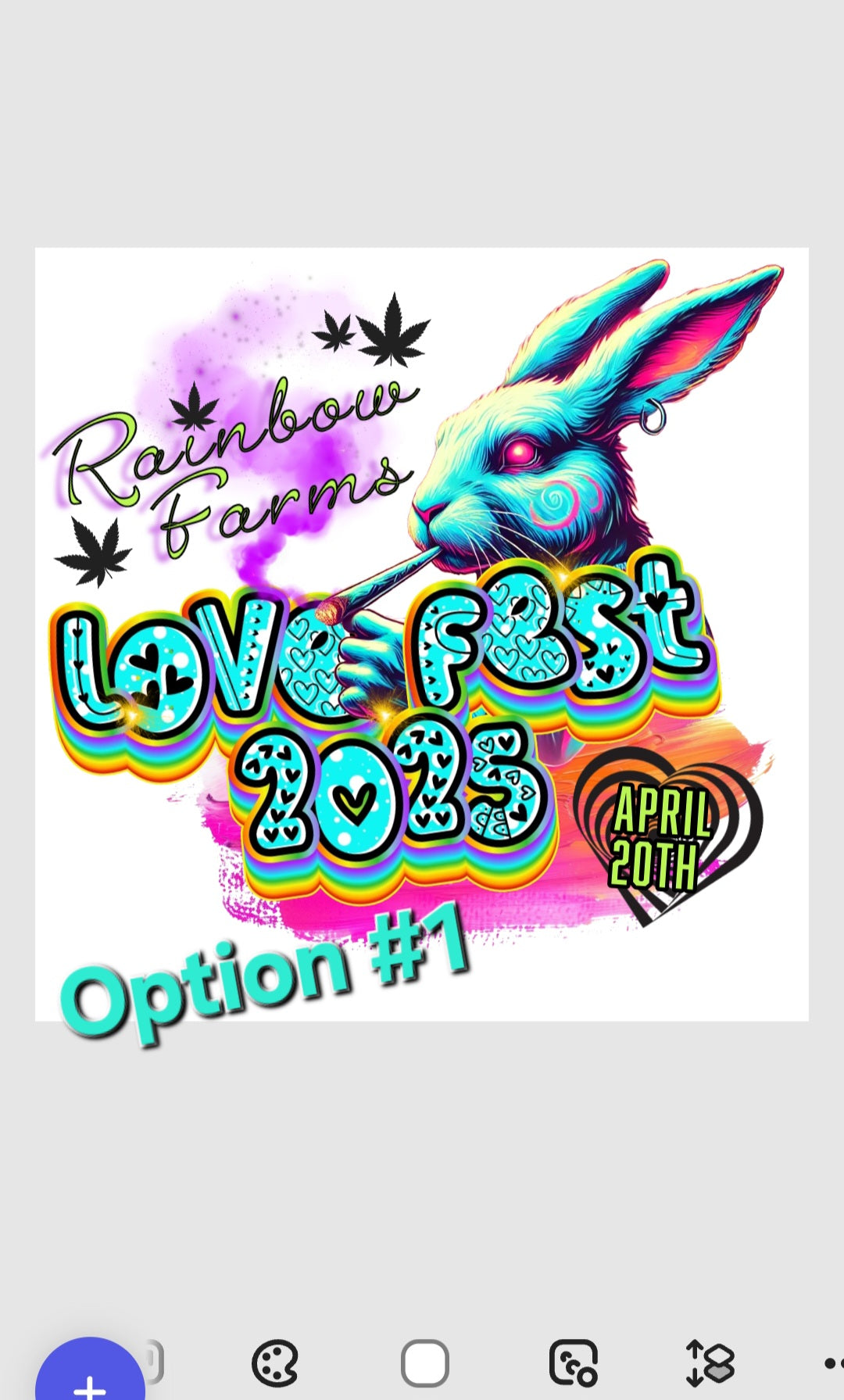 Adult - Love Fest 2025 Shirts Rainbow Farms