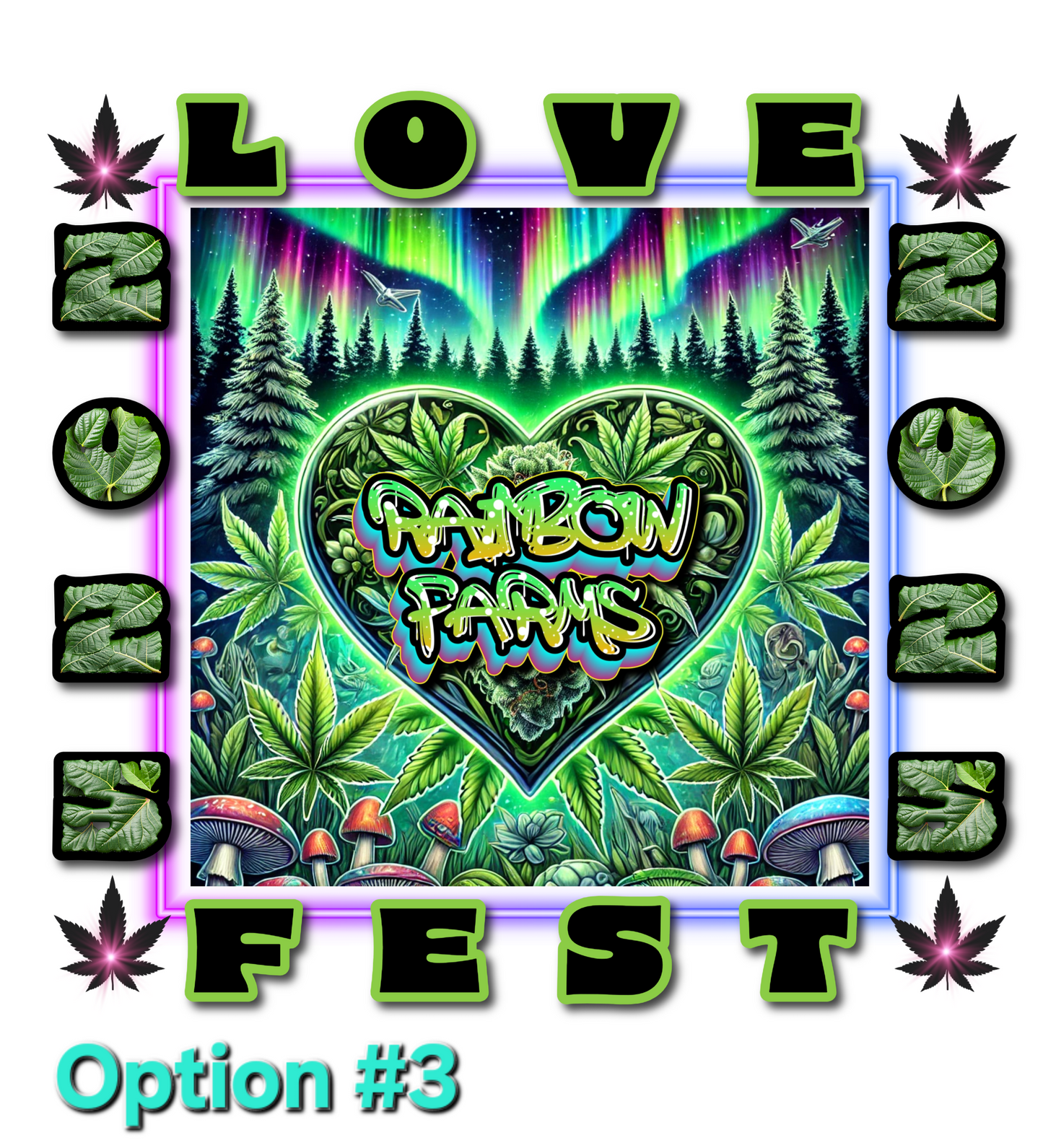 Adult - Love Fest 2025 Shirts Rainbow Farms