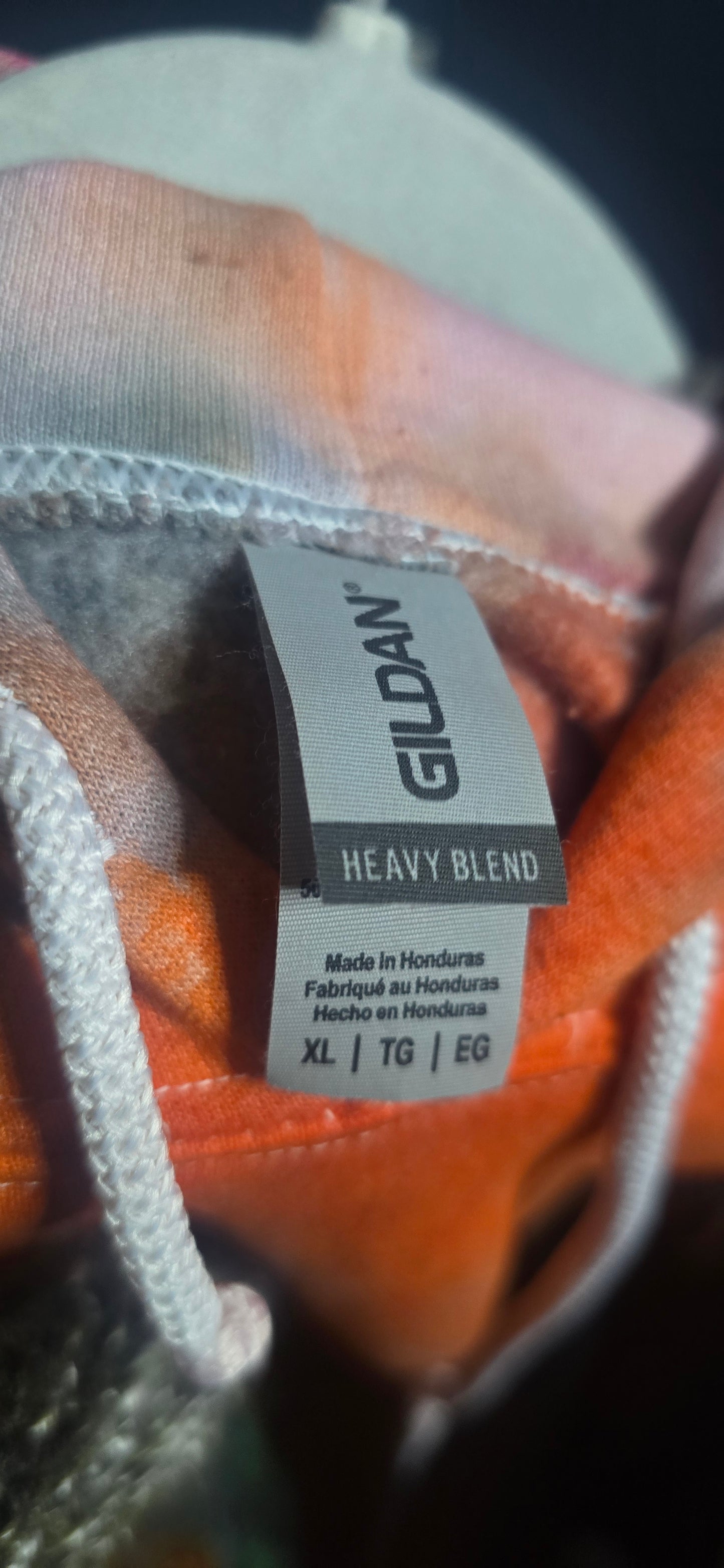 Gildan Heavy Blend Tie Dye Hoodie XL Unisex Pullover Multicolor