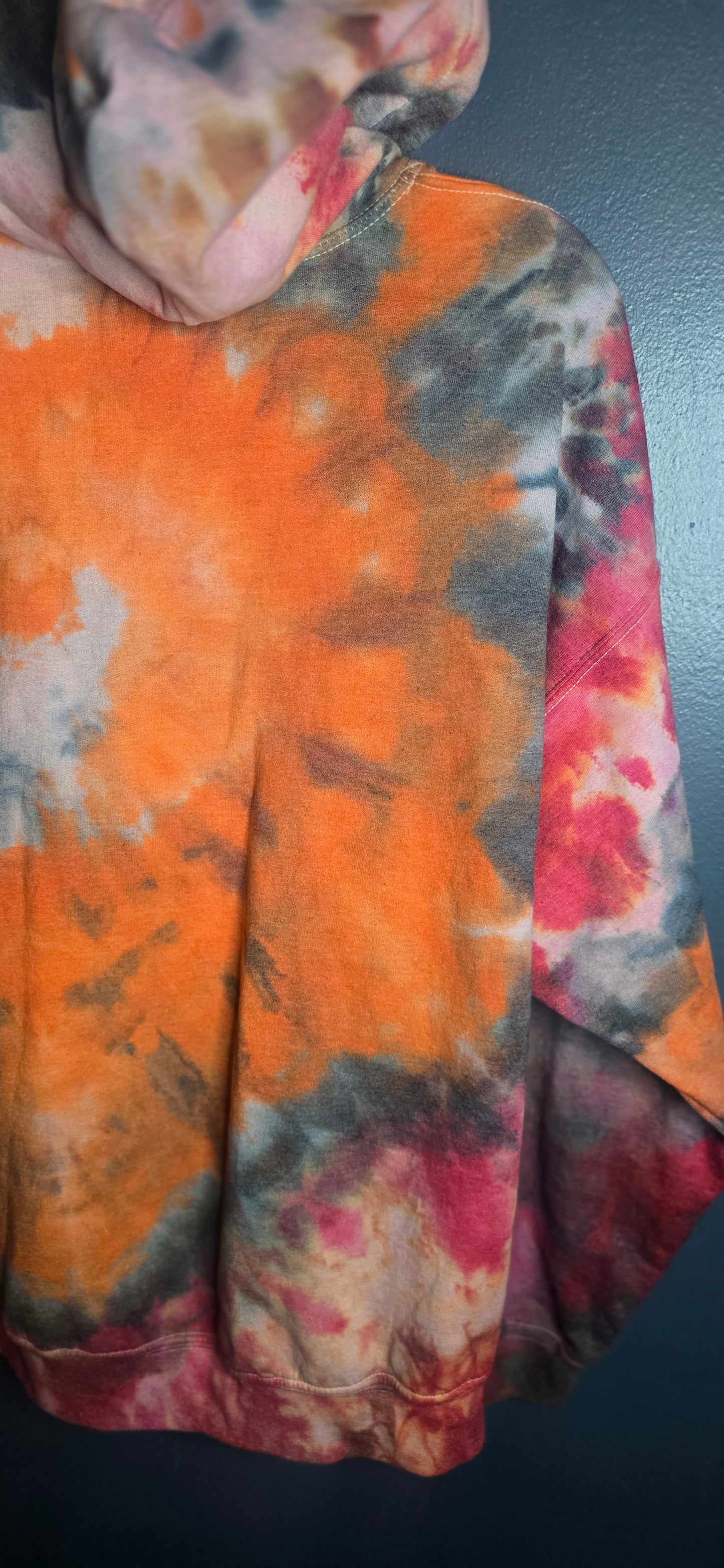 Gildan Heavy Blend Tie Dye Hoodie XL Unisex Pullover Multicolor
