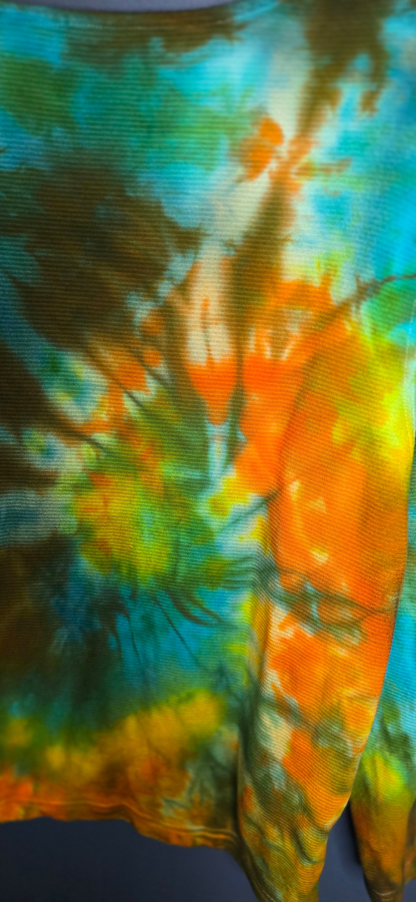 🌈 Hand-Dyed Zip-Up Top – Croft & Barrow Woman 1X