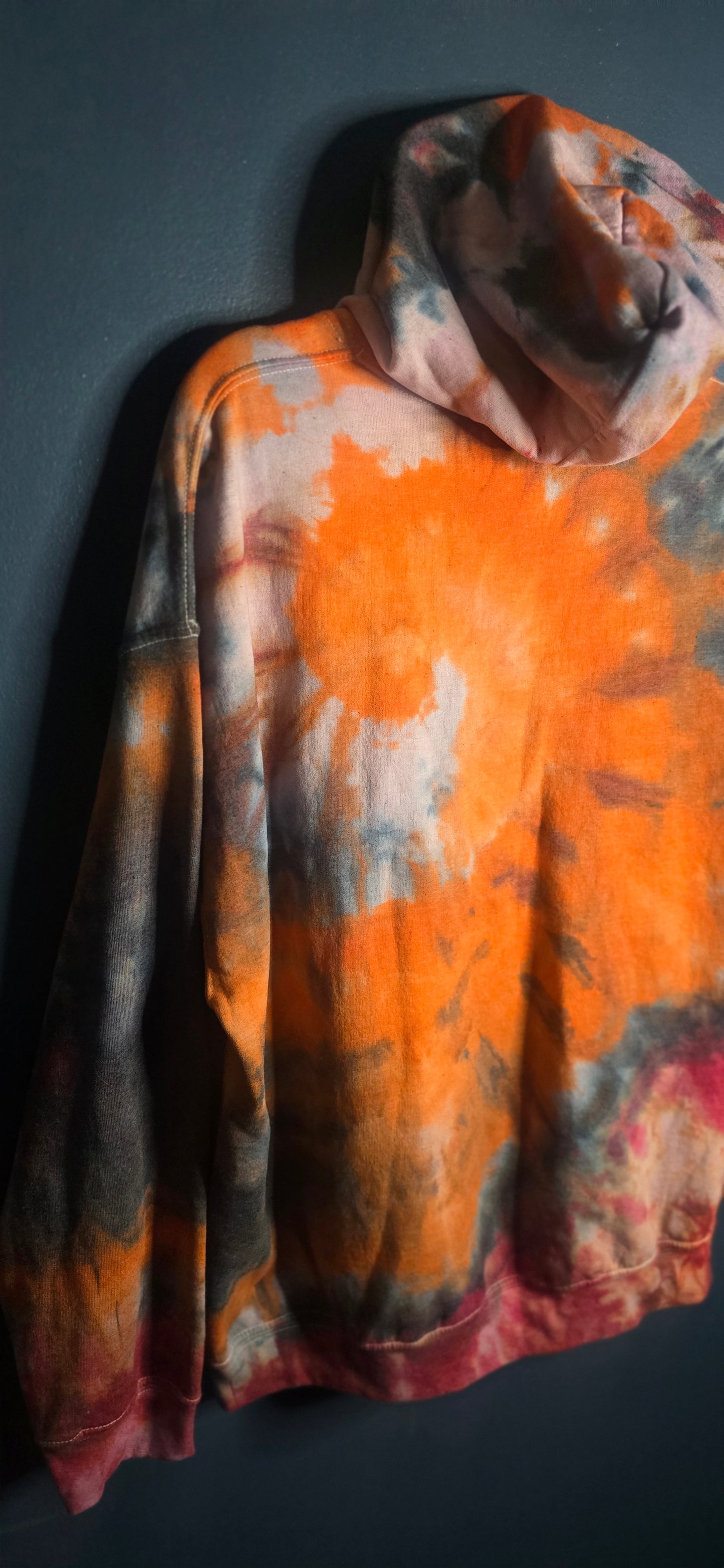 Gildan Heavy Blend Tie Dye Hoodie XL Unisex Pullover Multicolor