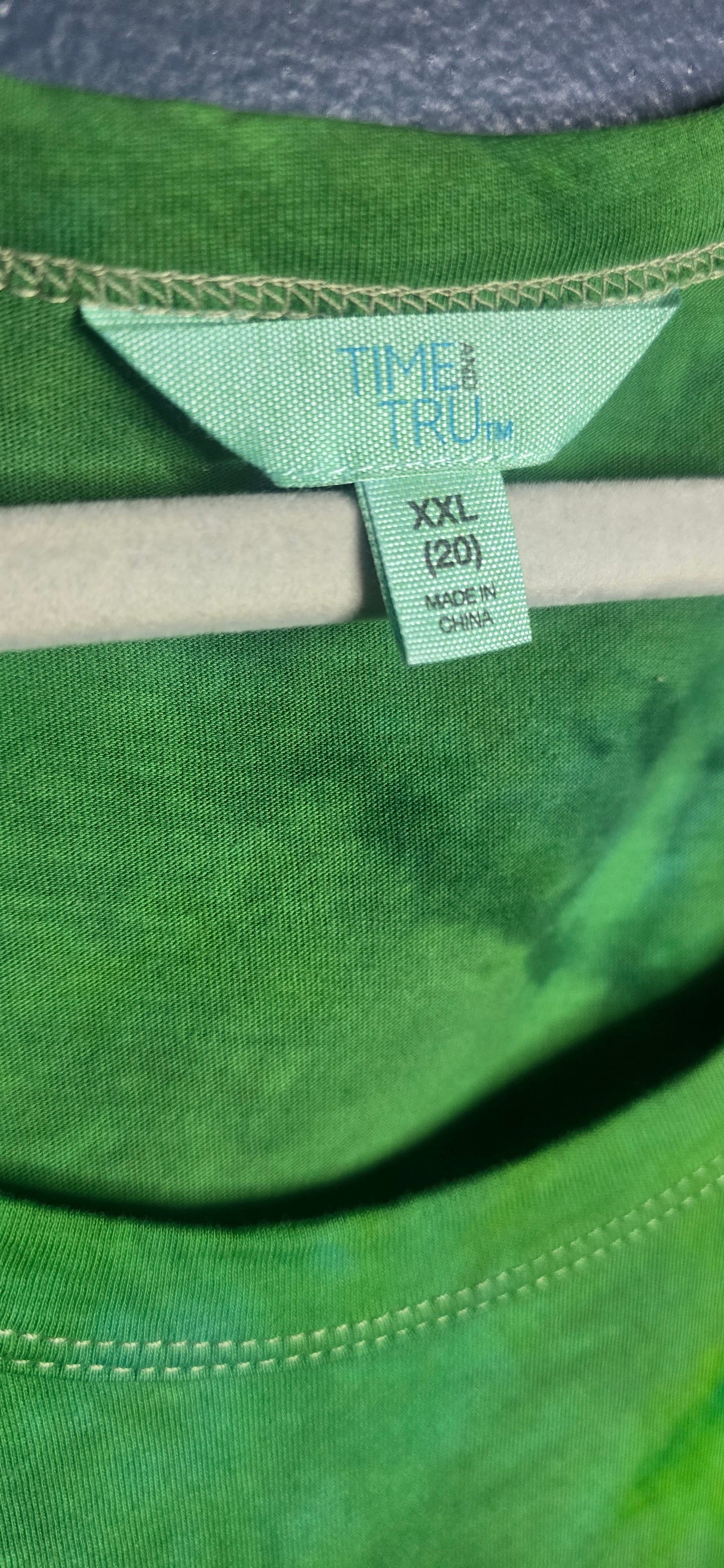 🌿 Hand-Dyed Tiered Dress – Size XXL (20)