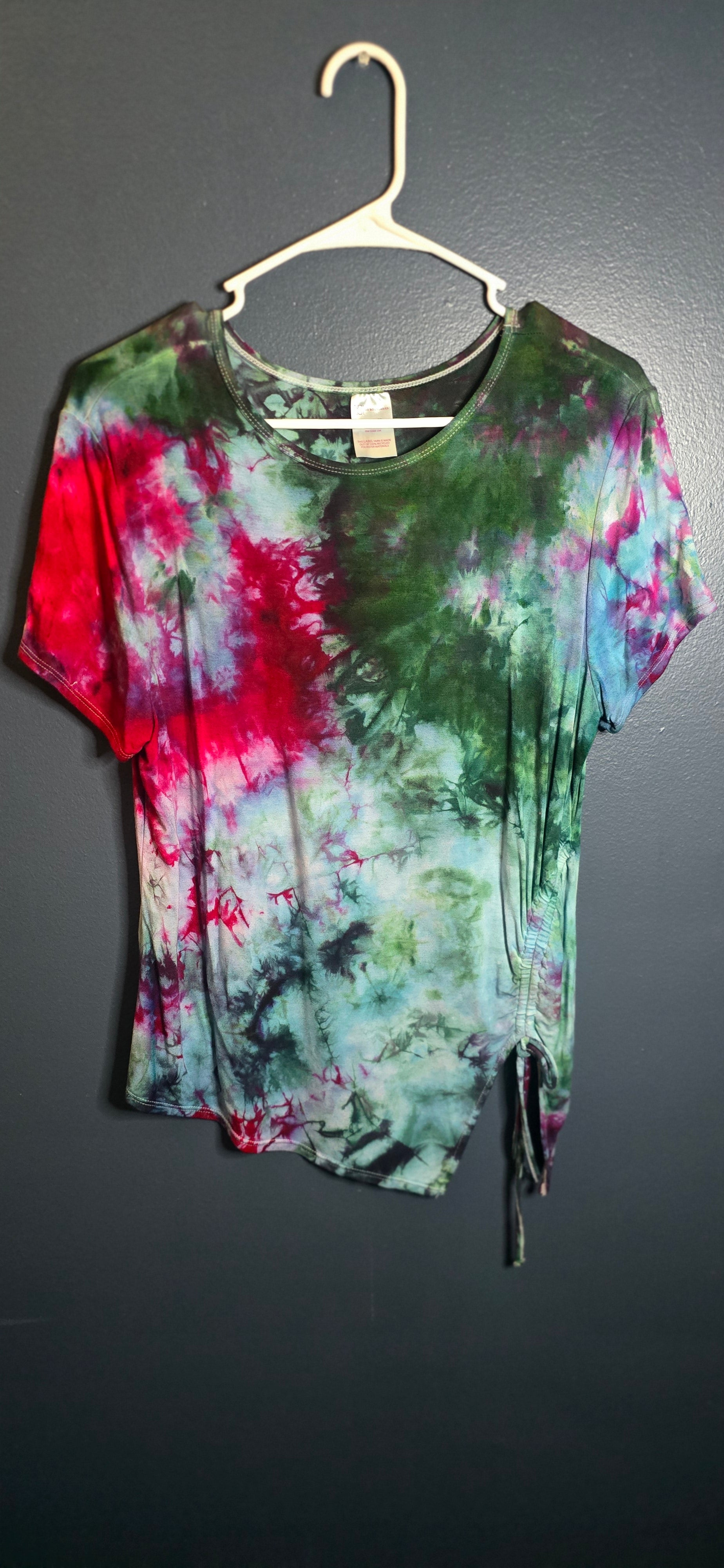 🎄 FOREST BERRY RUCHED TEE — EXTRA EXTRA LARGE 🎄