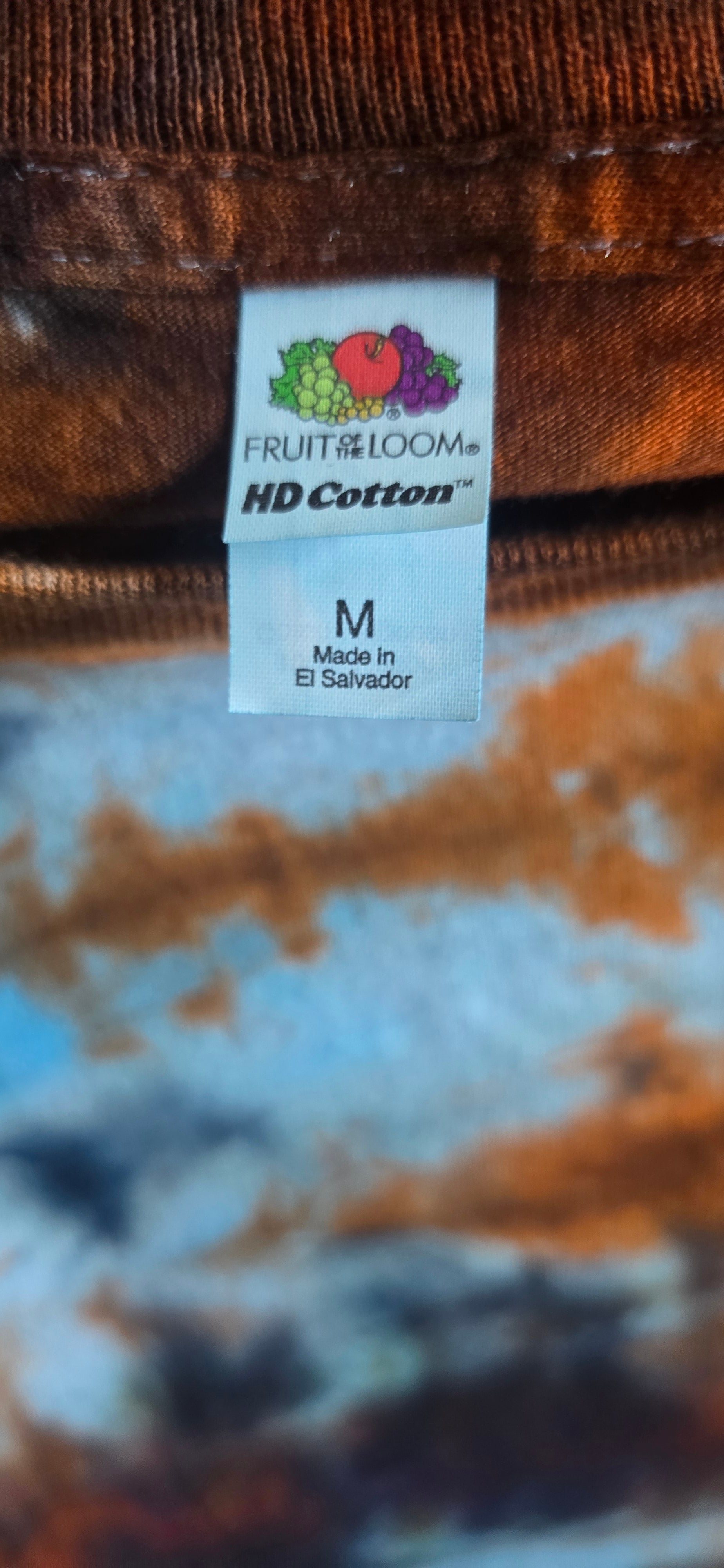 New Fruit of The Loom Medium Size Tie Dye