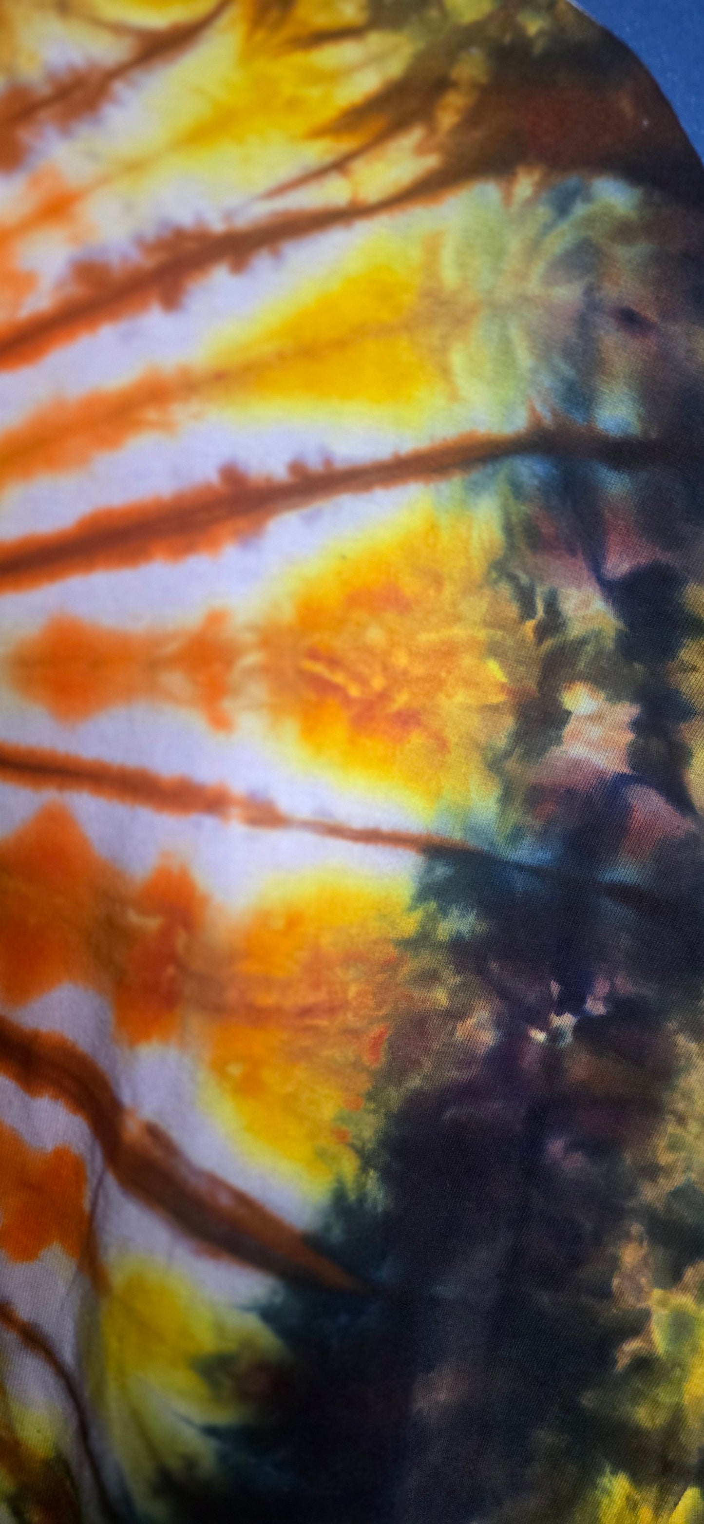 🌀 Hand-Dyed Autumn Blaze Tee (Size 2XL)