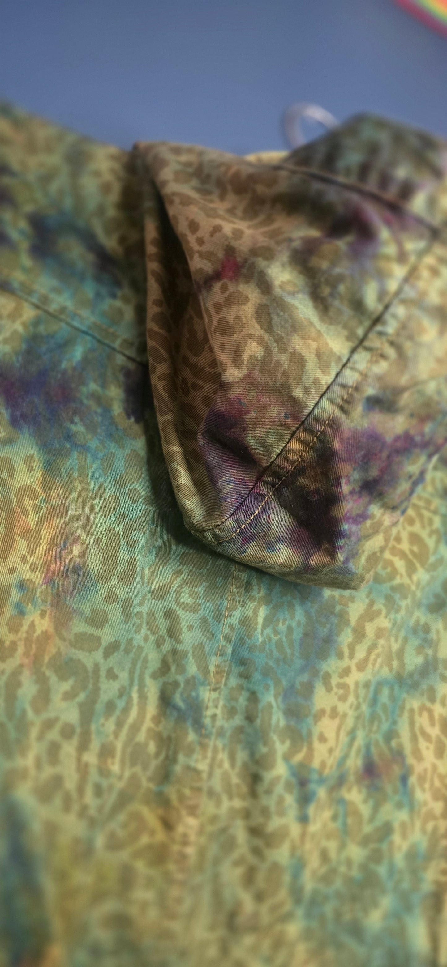 Marci Cheetah-Print Utility Jacket – Size Medium 🐆🖤