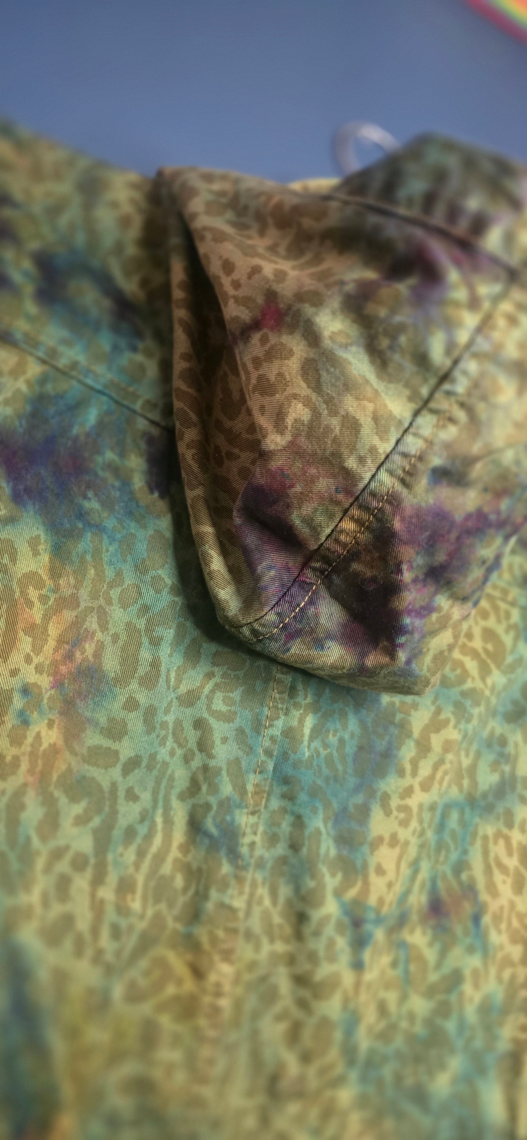 Marci Cheetah-Print Utility Jacket – Size Medium 🐆🖤