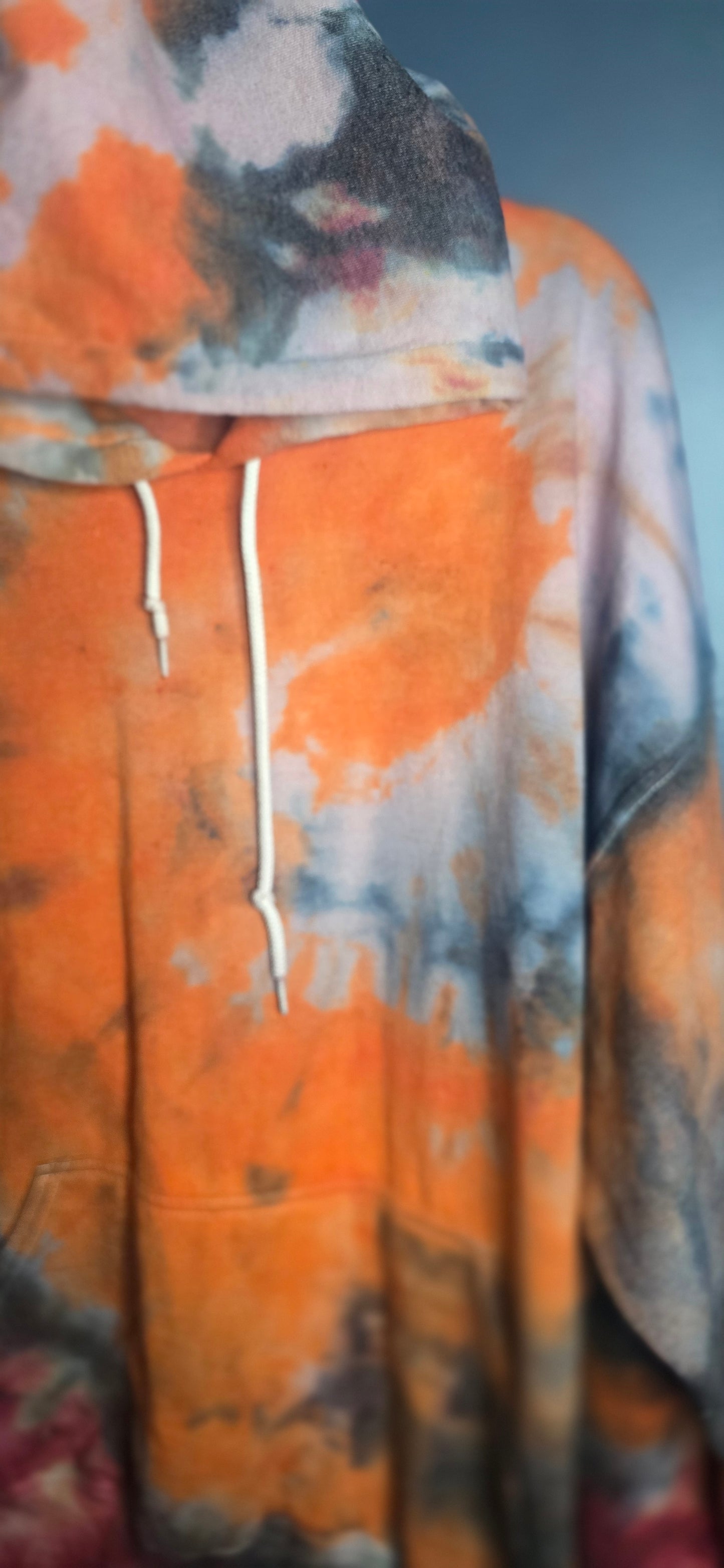 Gildan Heavy Blend Tie Dye Hoodie XL Unisex Pullover Multicolor