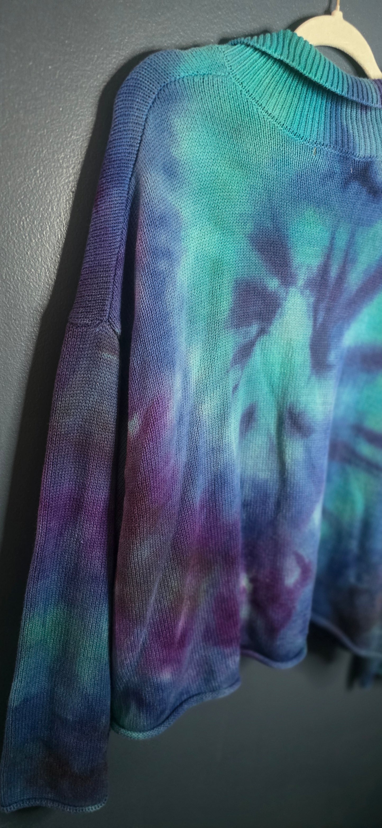 Maurices Lace-Up Waffle Knit Pullover – Size 2XL 💙💜