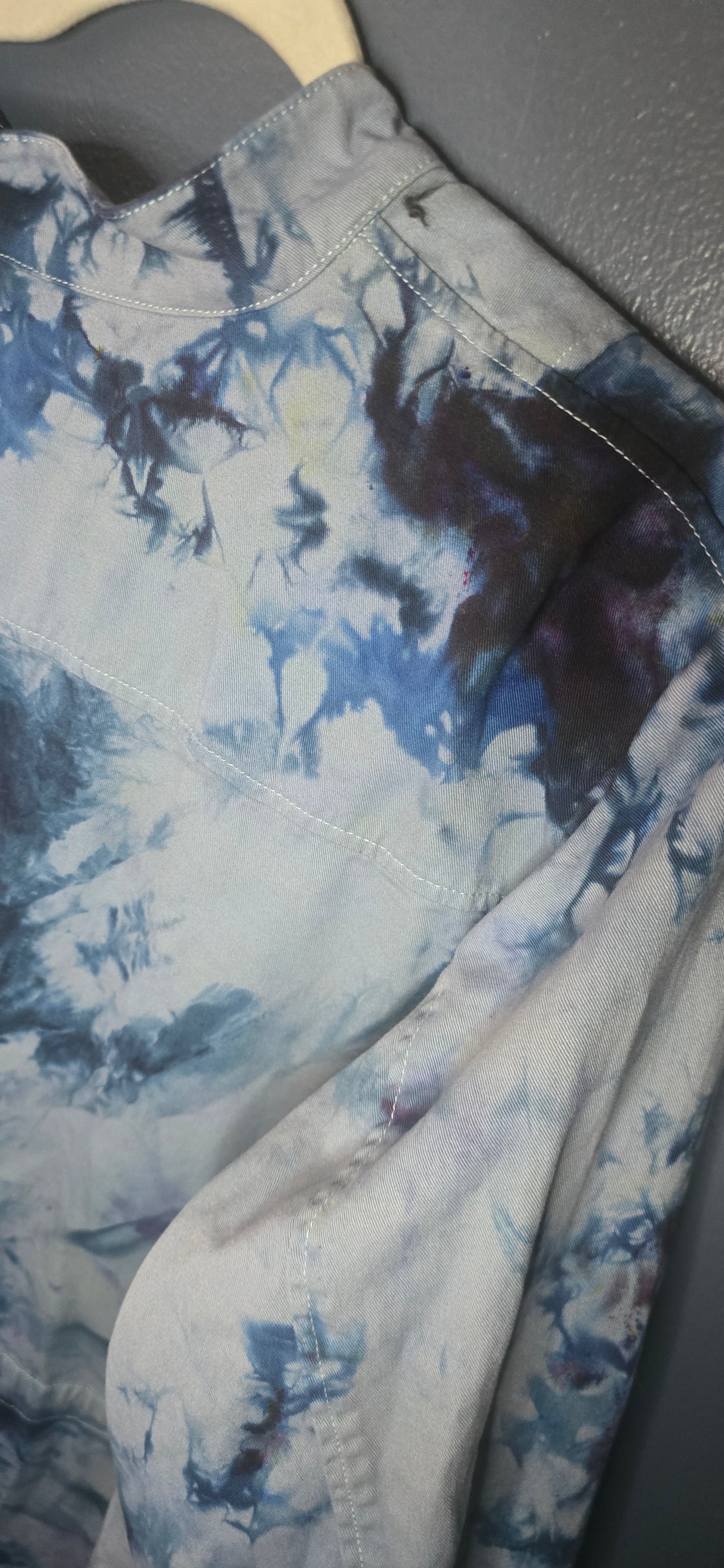 Upcycled Coldwater Creek Utility Jacket – Size 3XL 💙🖤