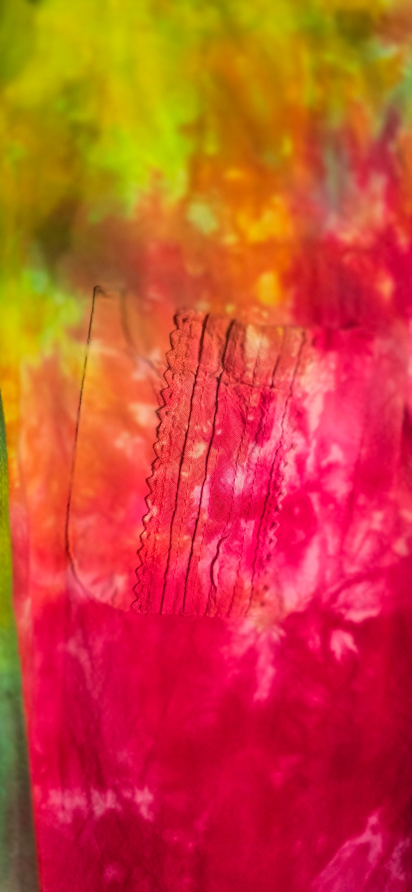 🌈 Hand-Dyed Erika Sleeveless Button-Up – Size Large