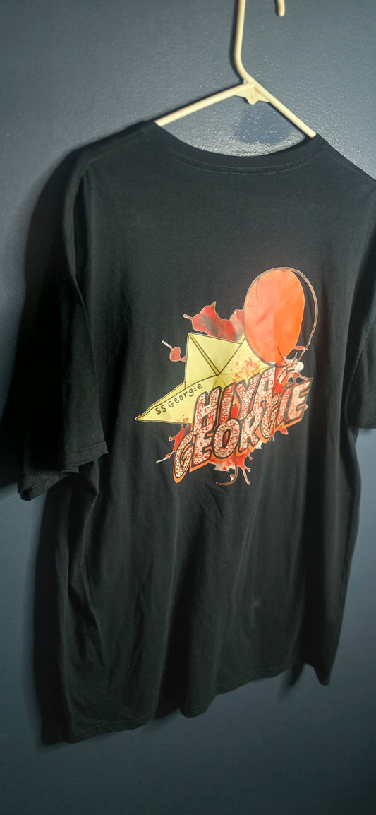 Fruit of the Loom HD Cotton Graphic Tee XL Unisex Black