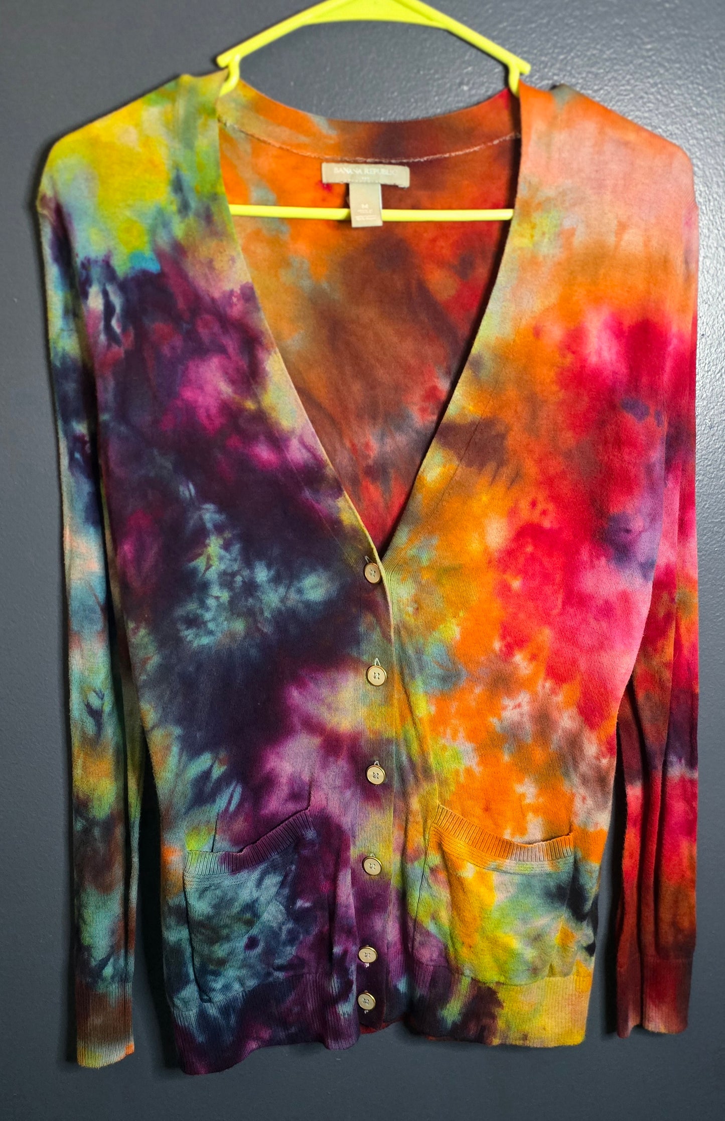 🌈 Upcycled Banana Republic Cardigan – Medium – $45