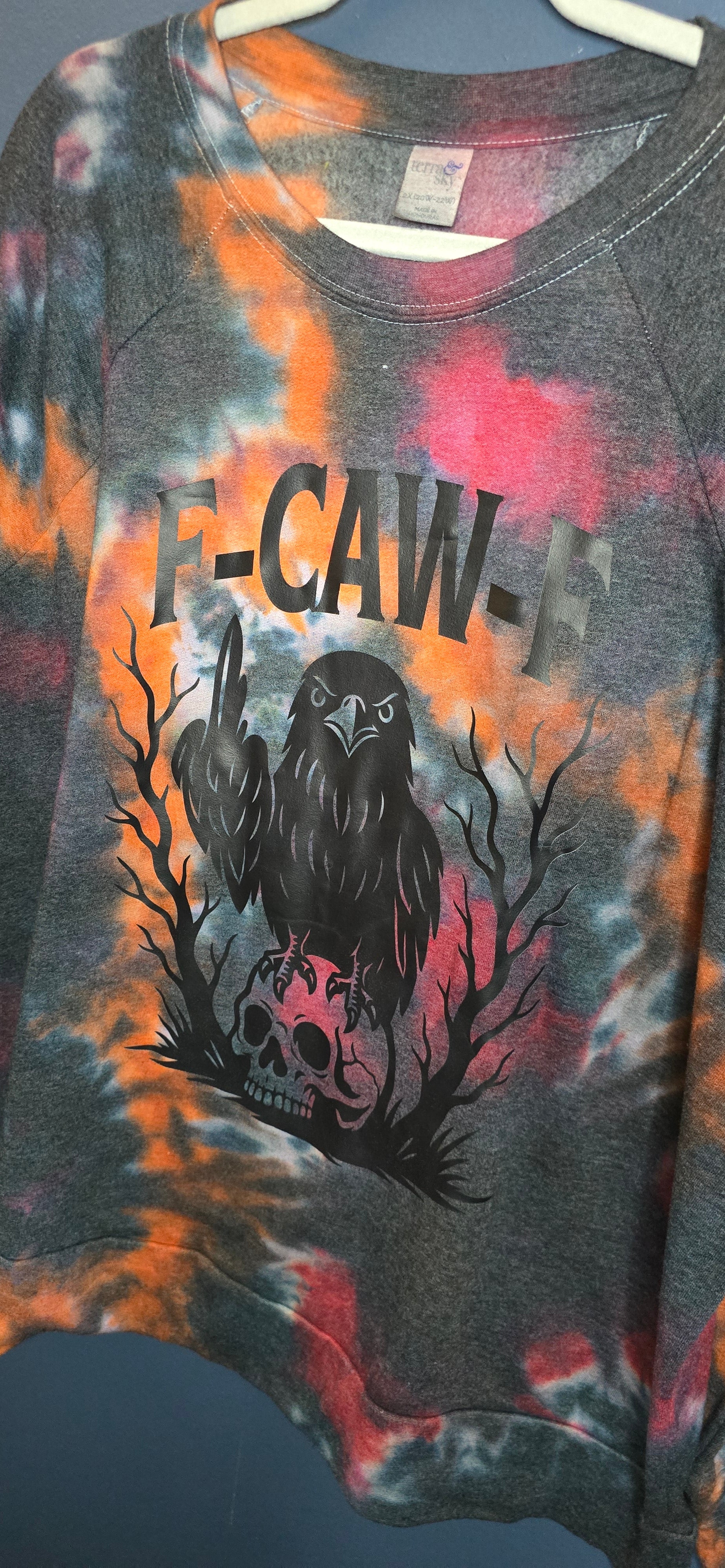 🌈 Hand-Dyed Graphic Sweatshirt – Terra &amp; Sky 2XL