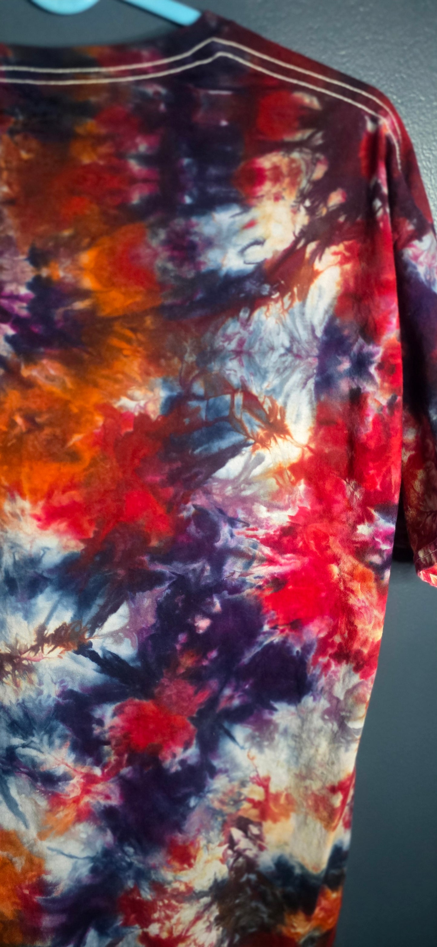 Handmade Ice Dye Unisex T-Shirt XL – Moody Alternative Tie Dye • Grunge Hippie Style • One of a Kind