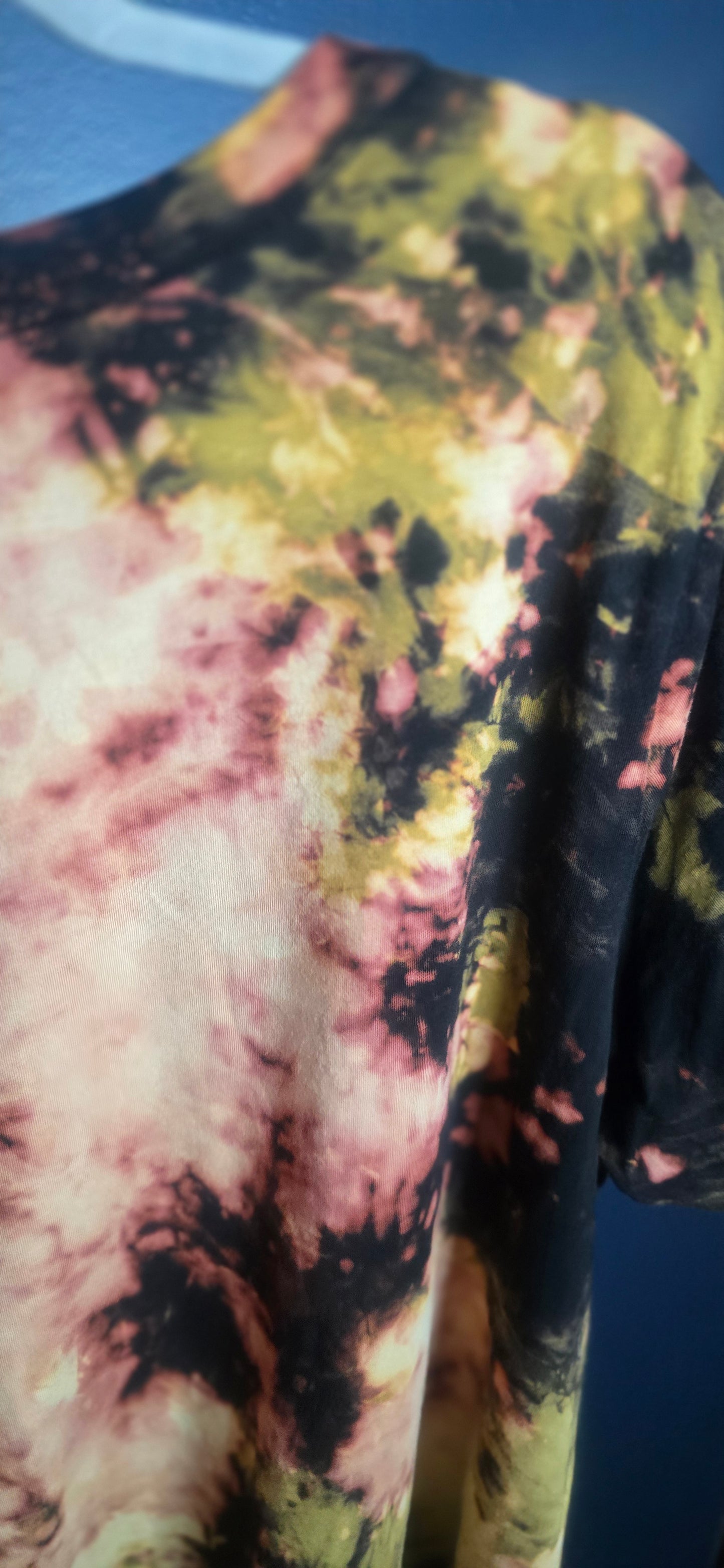 🖤🔥 Acid Burst Tie-Dye T-Shirt – Terra & Sky 2X (20W–22W)