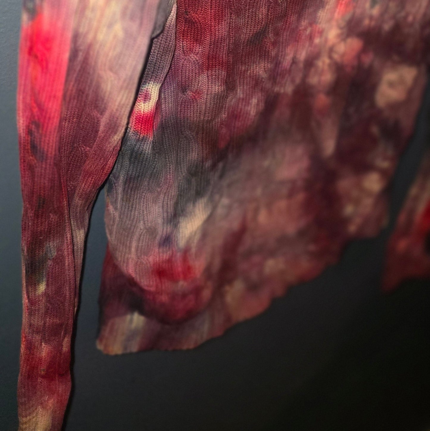 Upcycled Tie-Dye Ribbed Turtleneck – Liz & Co Women’s Medium