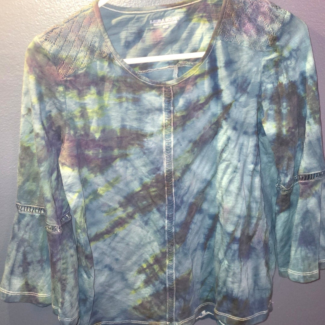 Upcycled Tie-Dye Boho Top – Laura Scott Women’s Small