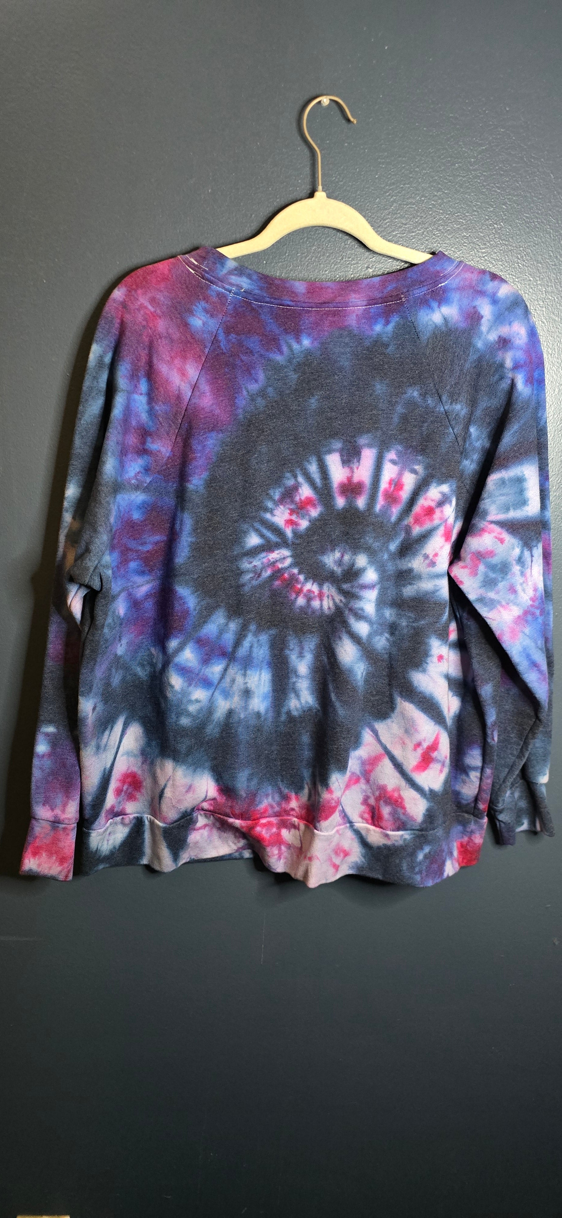 🌈 Hand-Dyed Spiral Sweatshirt – Terra & Sky 2XL