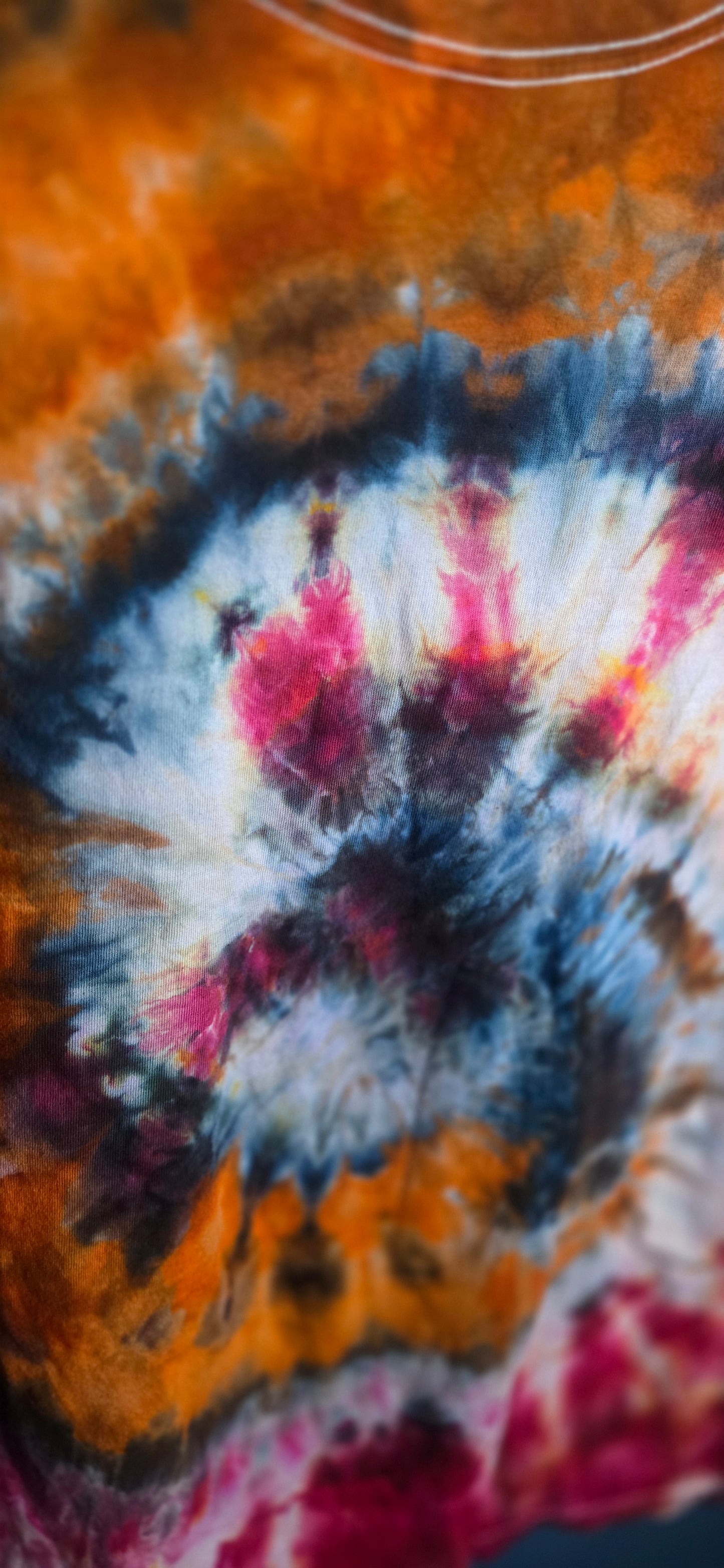 Gildan Tie Dye T-Shirt XL Heavy Cotton Multicolor Spiral Short Sleeve Tee