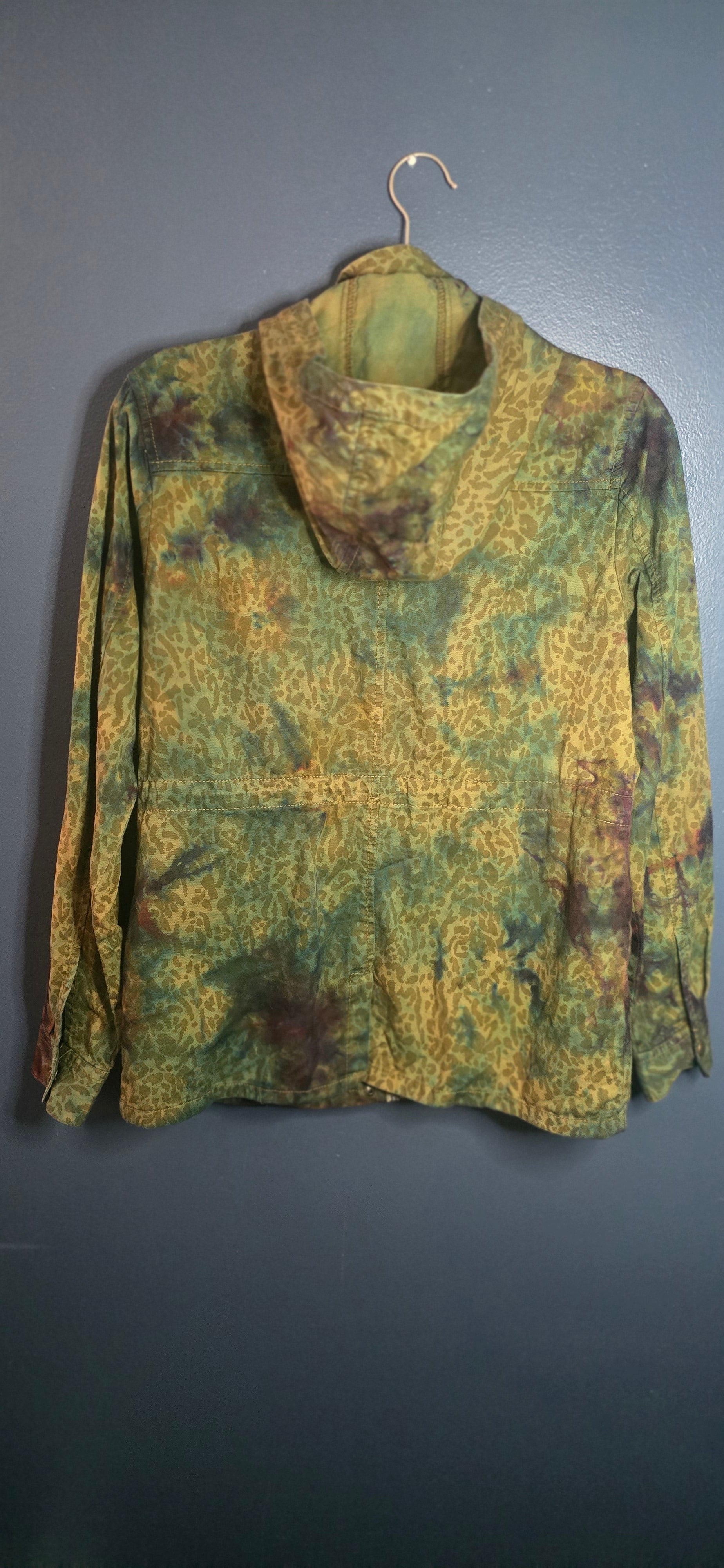 Marci Cheetah-Print Utility Jacket – Size Medium 🐆🖤