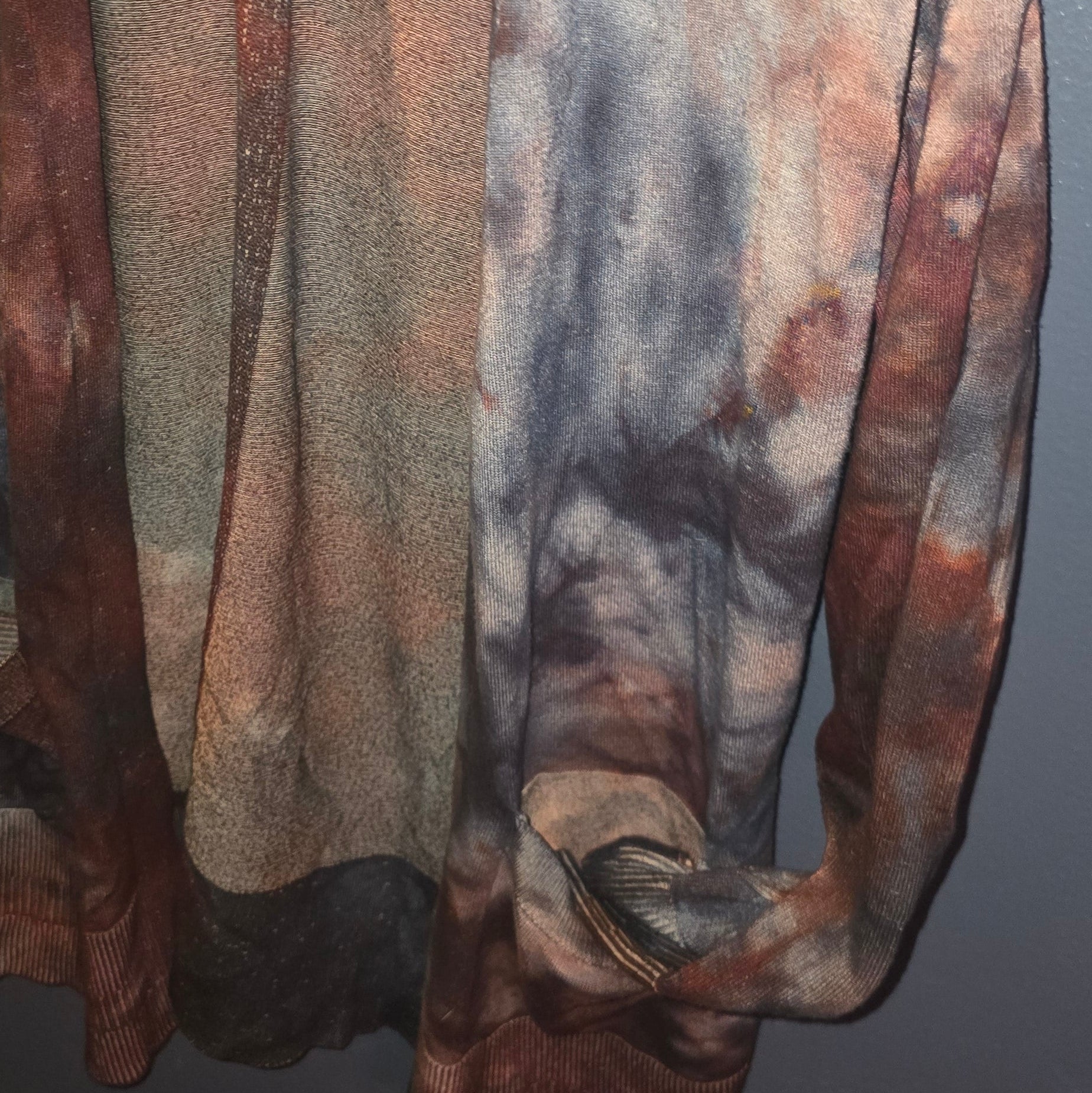 Time and True Upcycle Open Sweater Cardigan - Size Small