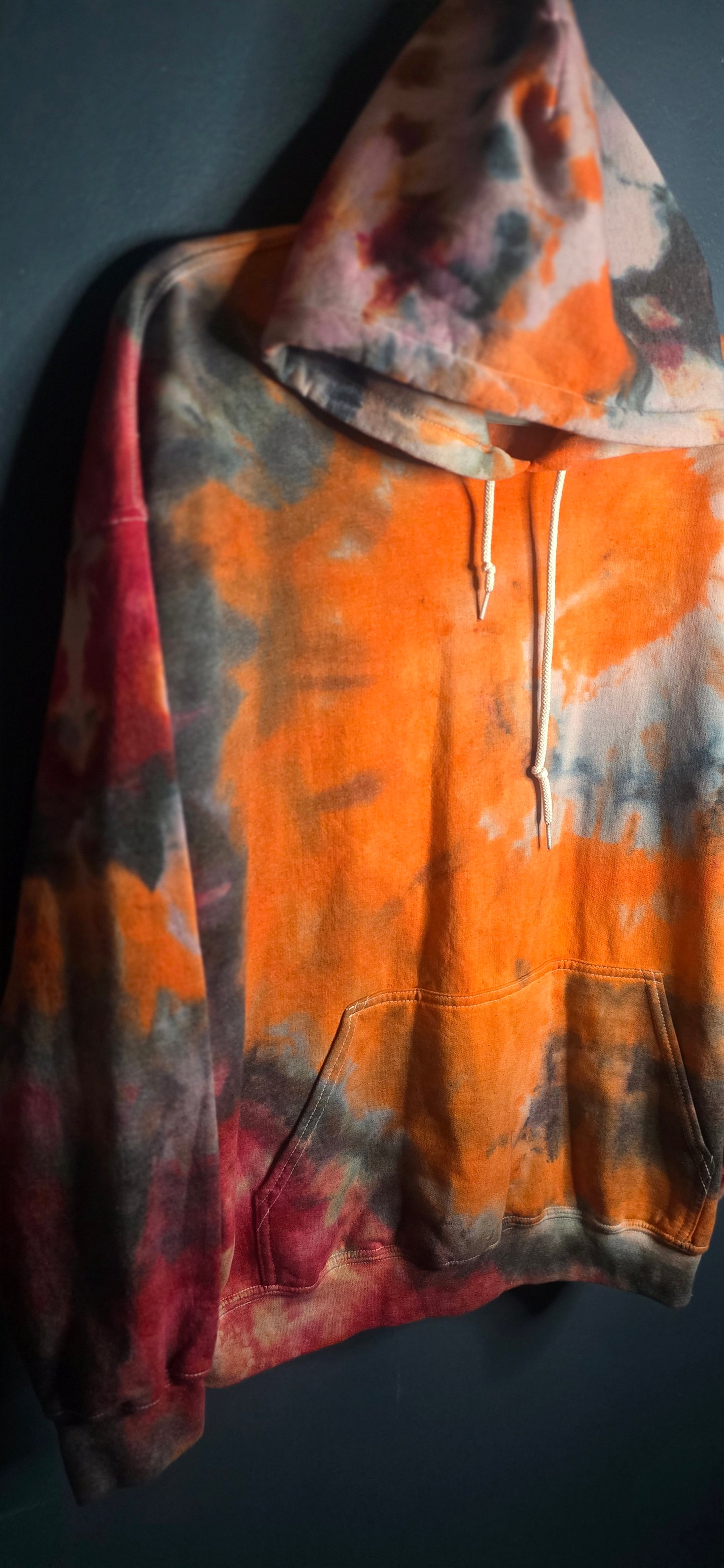 Gildan Heavy Blend Tie Dye Hoodie XL Unisex Pullover Multicolor