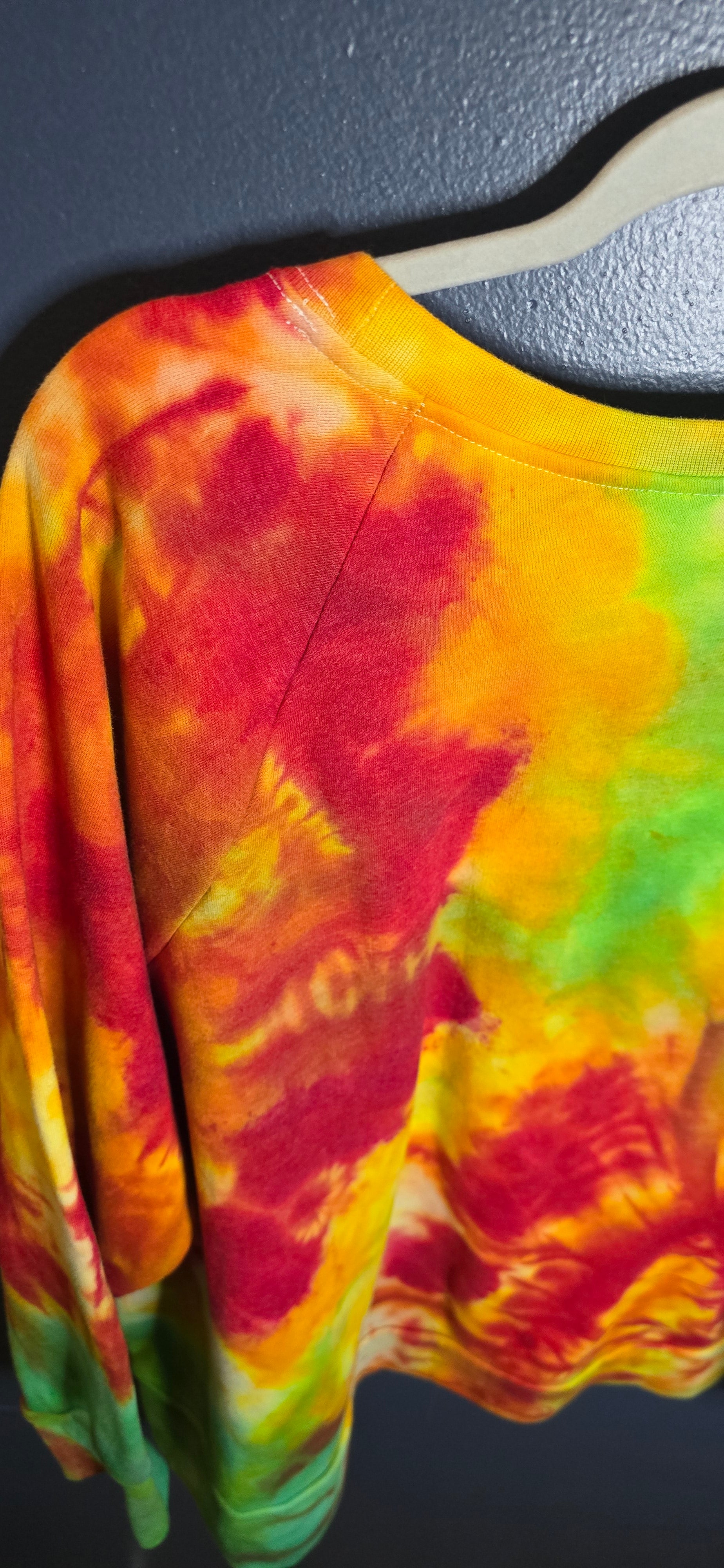 🌈 Hand-Dyed Bright Burst Sweatshirt – Terra & Sky 4X