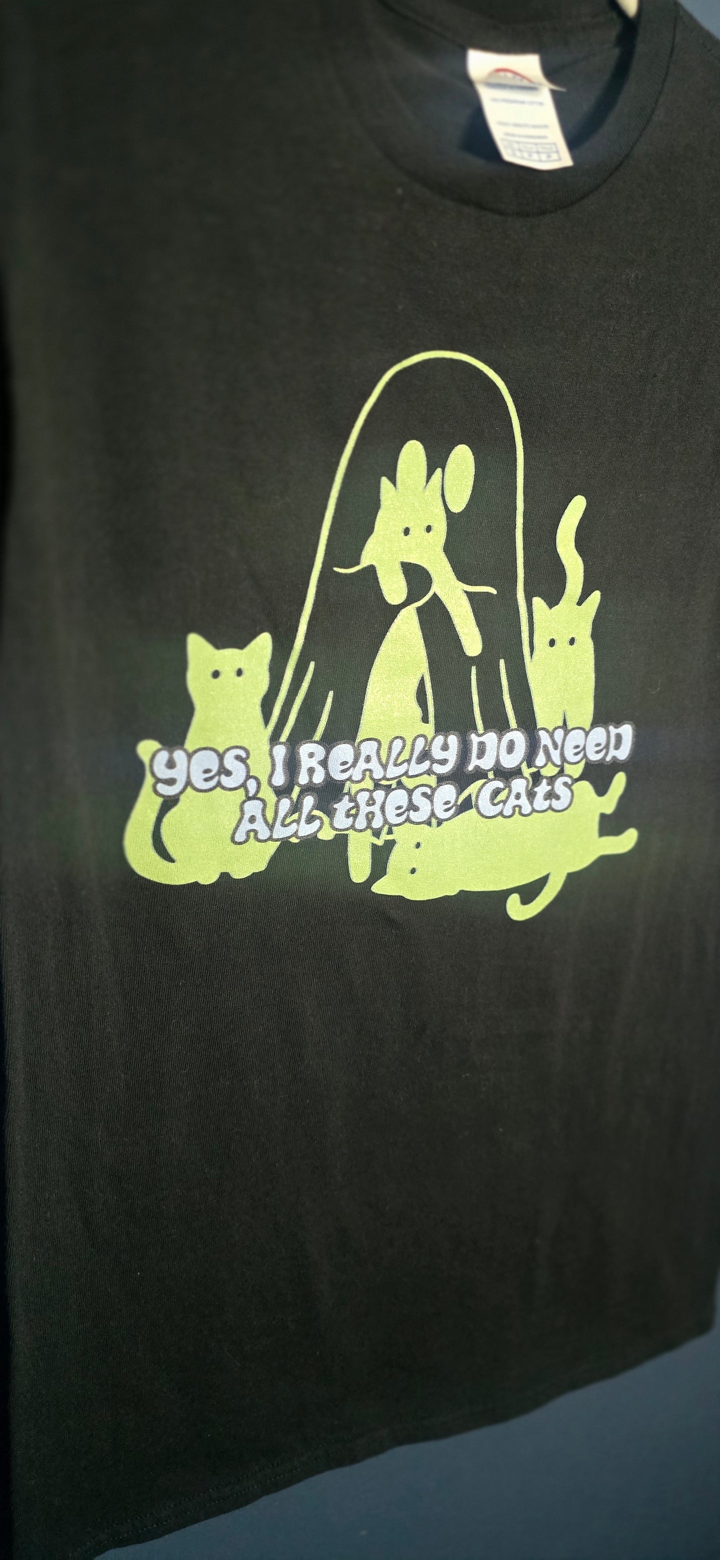 🐾 “Yes, I Really DO Need All These Cats” Tee – Size Small