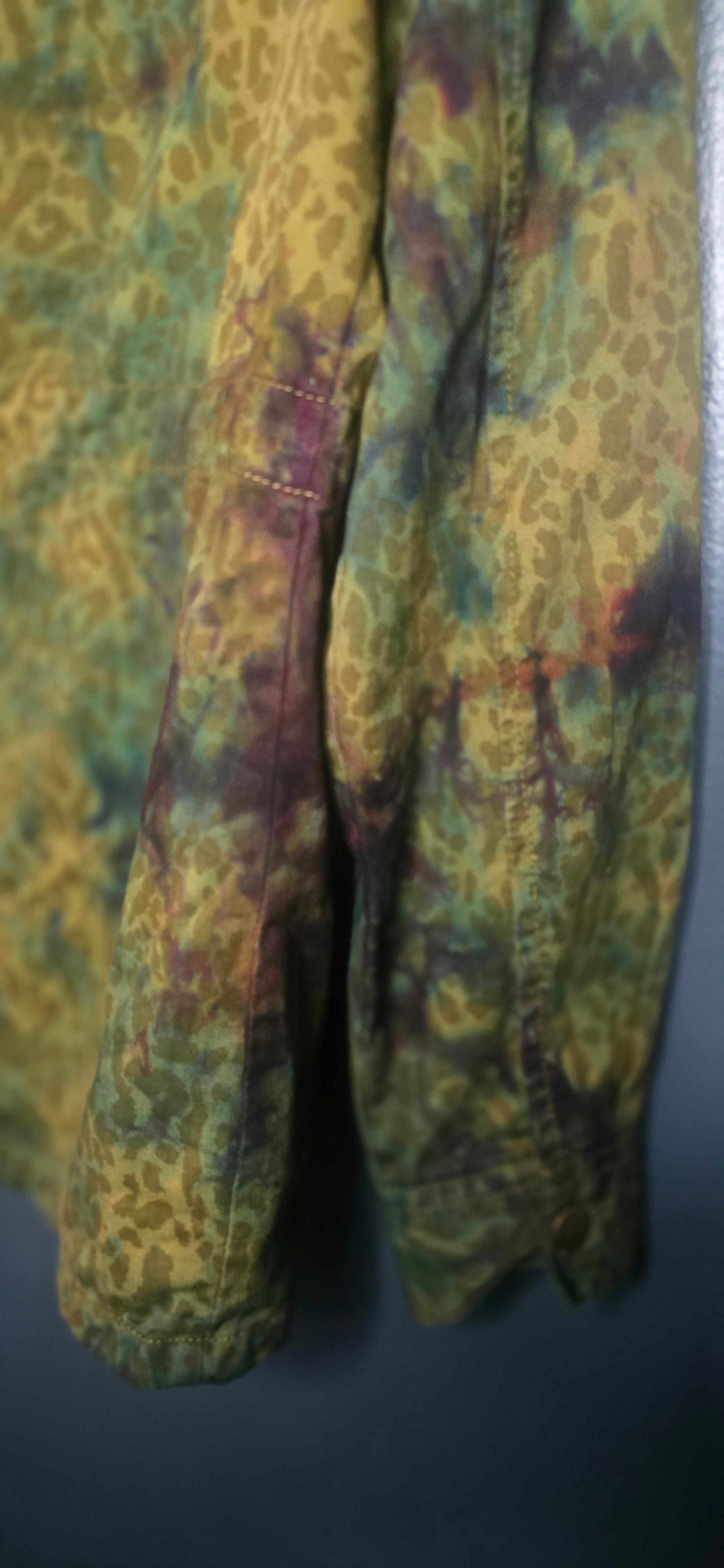 Marci Cheetah-Print Utility Jacket – Size Medium 🐆🖤