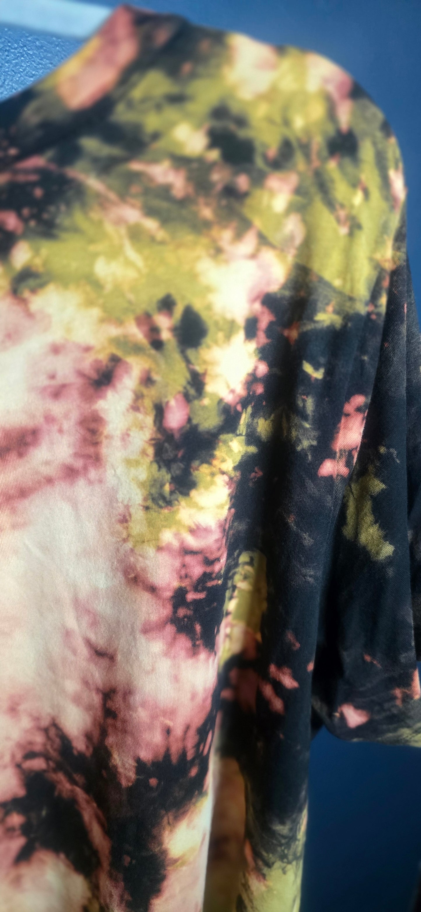🖤🔥 Acid Burst Tie-Dye T-Shirt – Terra & Sky 2X (20W–22W)