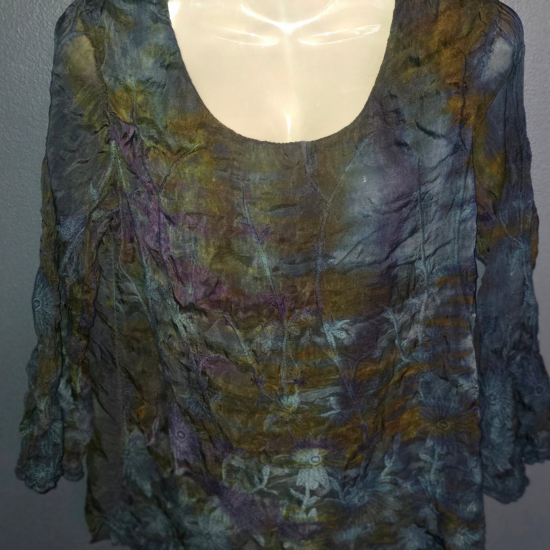 Vintage/Boho Lace Blouse — Women’s Medium — Made in Italy