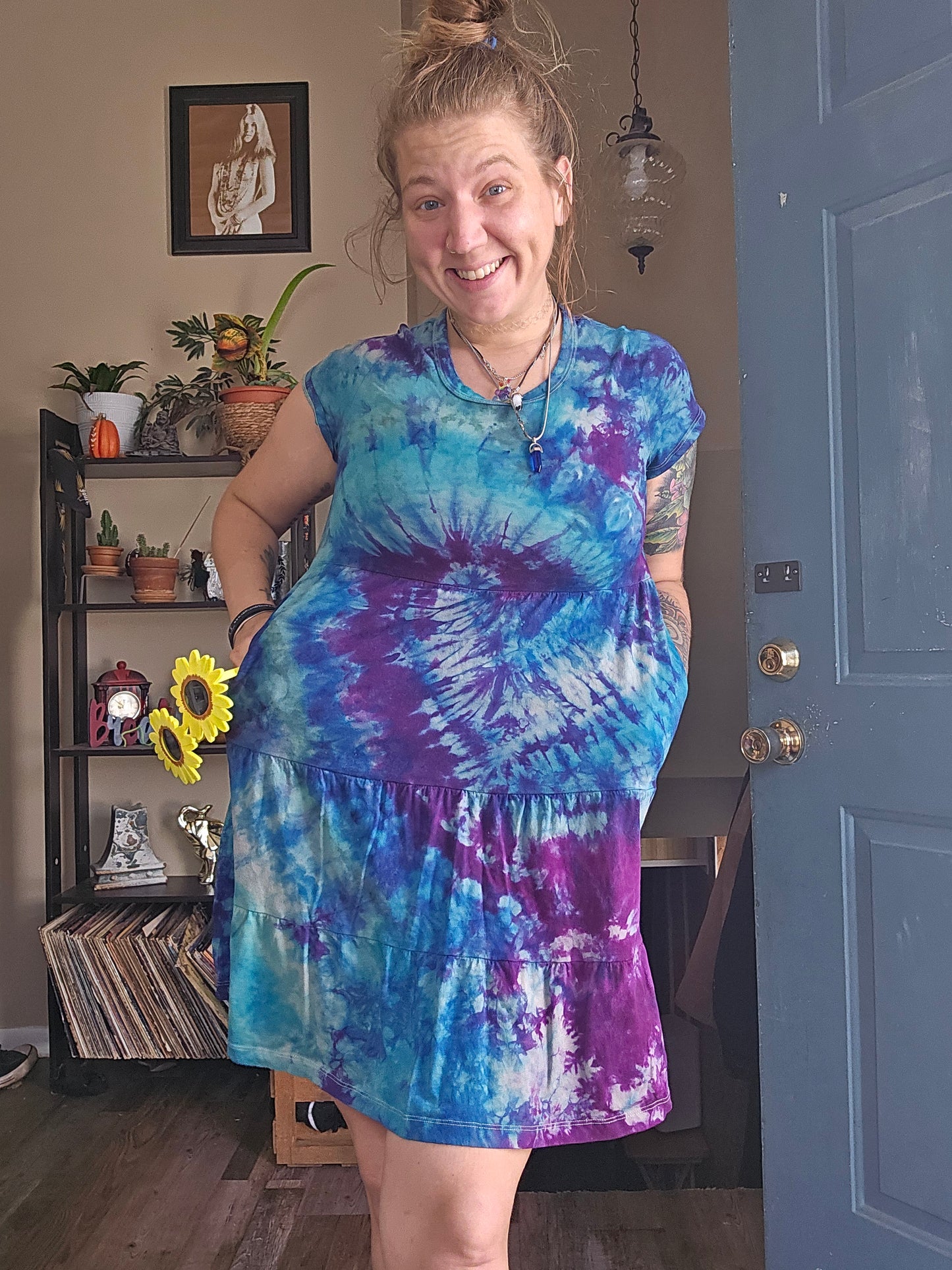 Tie dye sun dress