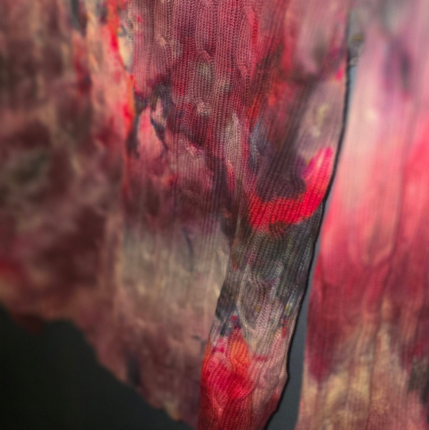 Upcycled Tie-Dye Ribbed Turtleneck – Liz & Co Women’s Medium