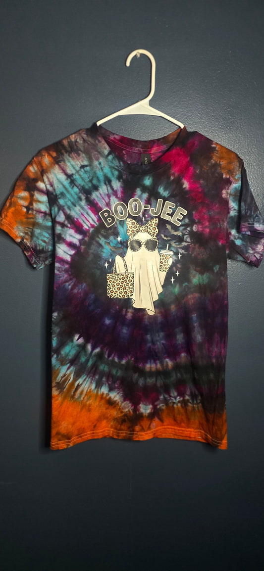👻 BOO-JEE Tie-Dye Tee – Size Small