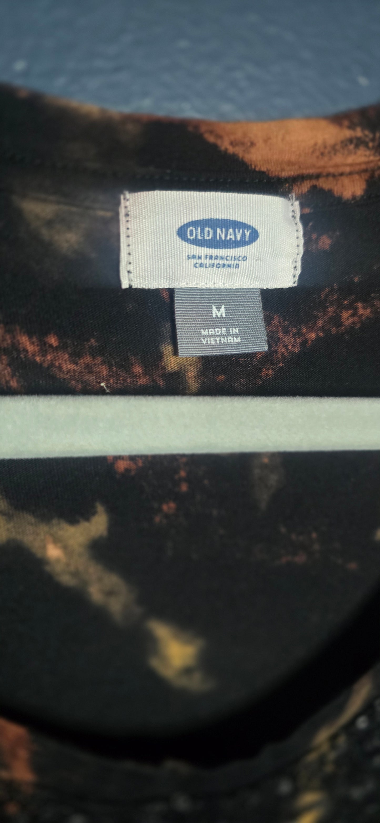 🖤 Bleached + Sequin Old Navy Long Sleeve – Size Medium