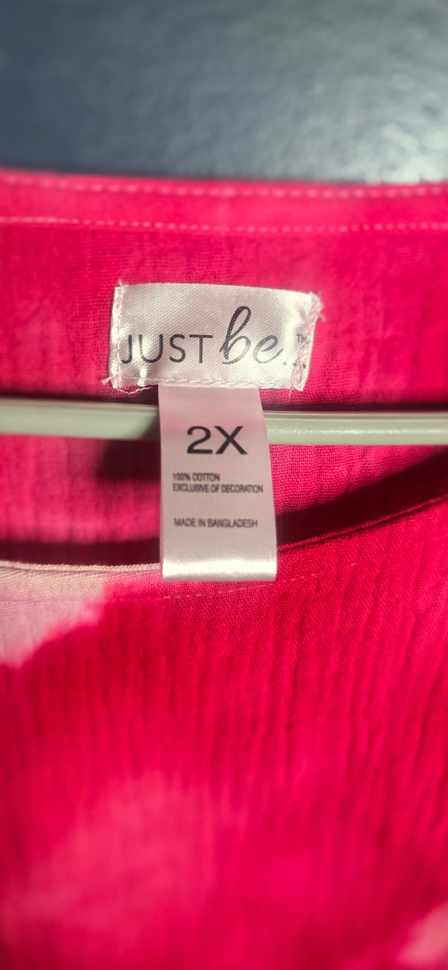 🌈 Hand-Dyed Gauze Crop Top – Size 2X