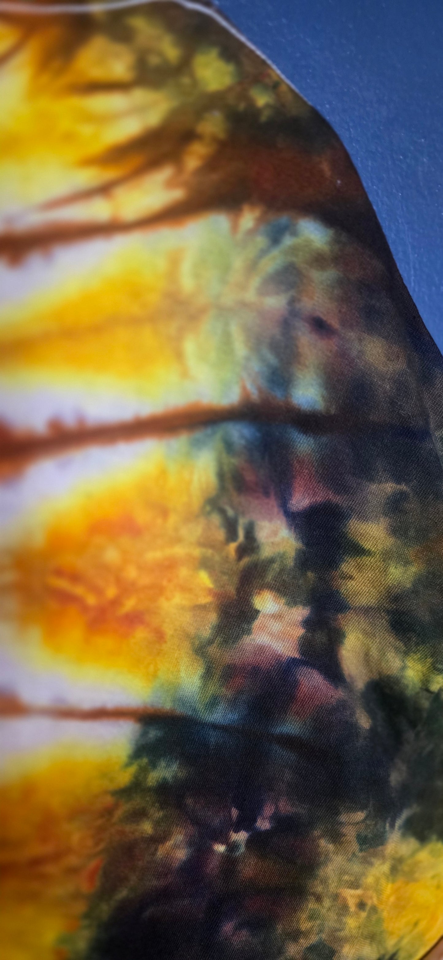 🌀 Hand-Dyed Autumn Blaze Tee (Size 2XL)